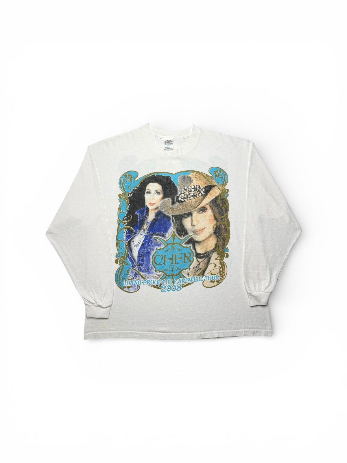 Band Tees Vintage 2003 Cher Living Proof Farewell Tour Tee Size US XL / EU 56 / 4 - 1 Thumbnail
