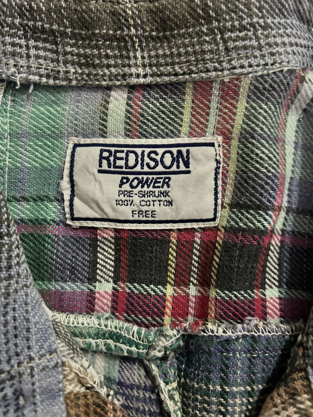 20471120 × Beauty Beast × Japanese Brand 💸BINDINGOFFER💸Redison japanese patchwork longsleeve shirt Size US XL / EU 56 / 4 - 7 Thumbnail