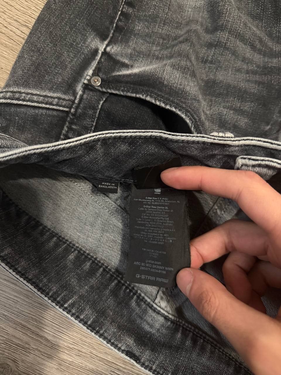 G-Star g-star raw arc 3d mid skinny women jeans size 28 gray Size 28" / US 6 / IT 42 - 6 Thumbnail
