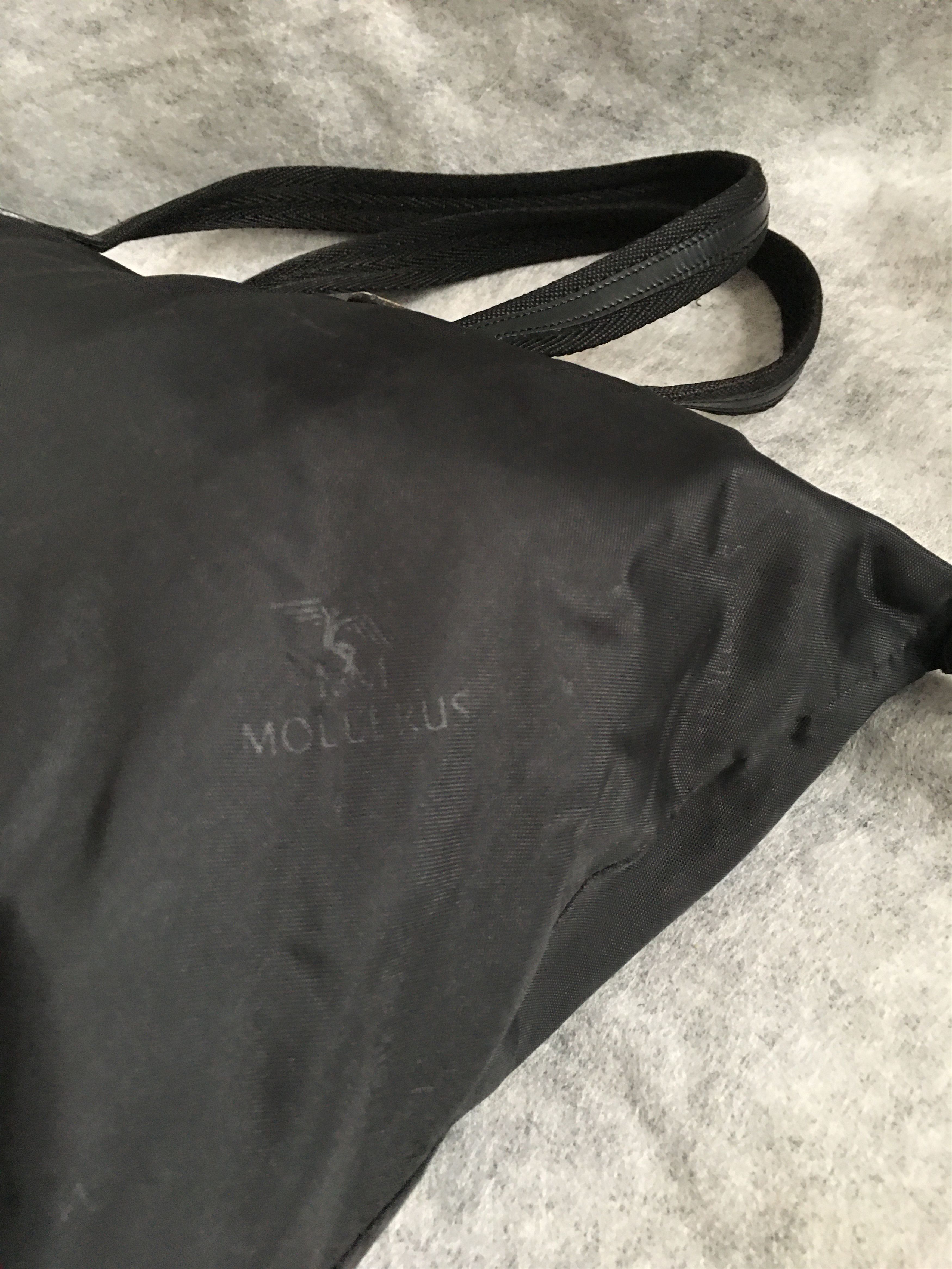 Maison Mollerus Maison Mollerus Nylon Black Monogram Shoulder Bag Size ONE SIZE - 9 Thumbnail