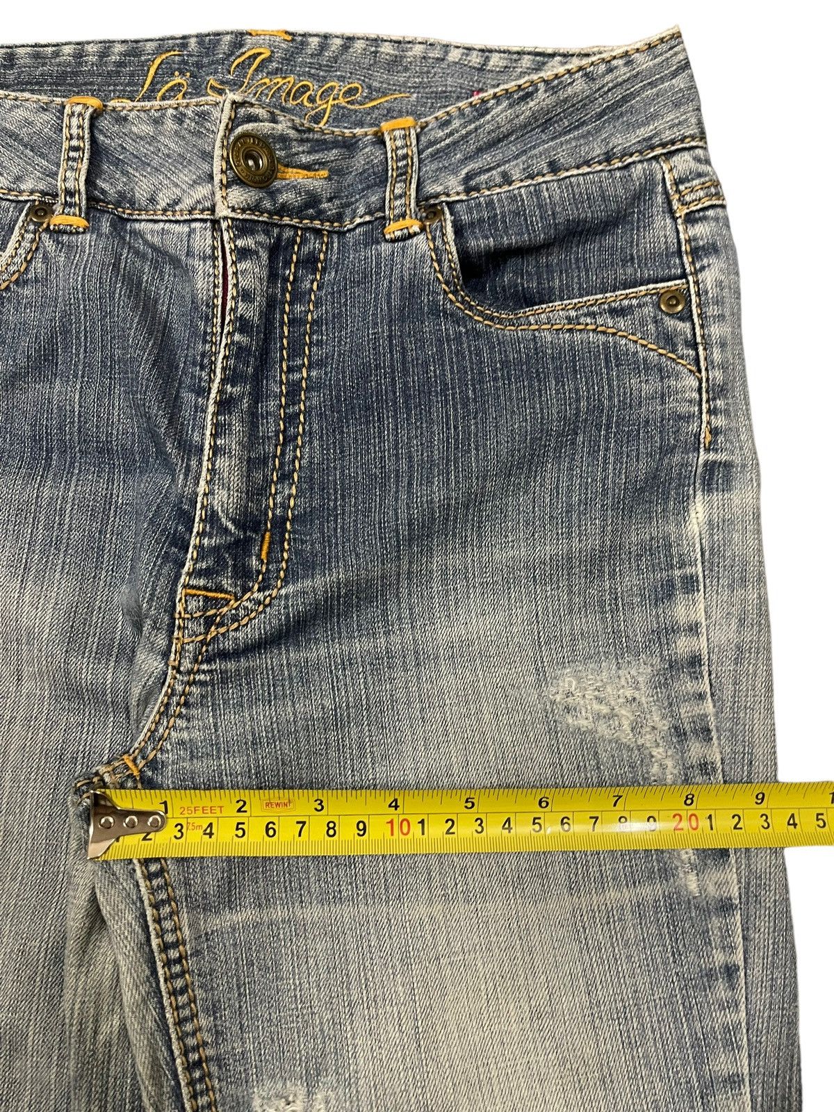 Hysteric Glamour Vintage Japanese Brand Blue Wash Style Bootcut Jeans Size US 28 / EU 44 - 12 Thumbnail