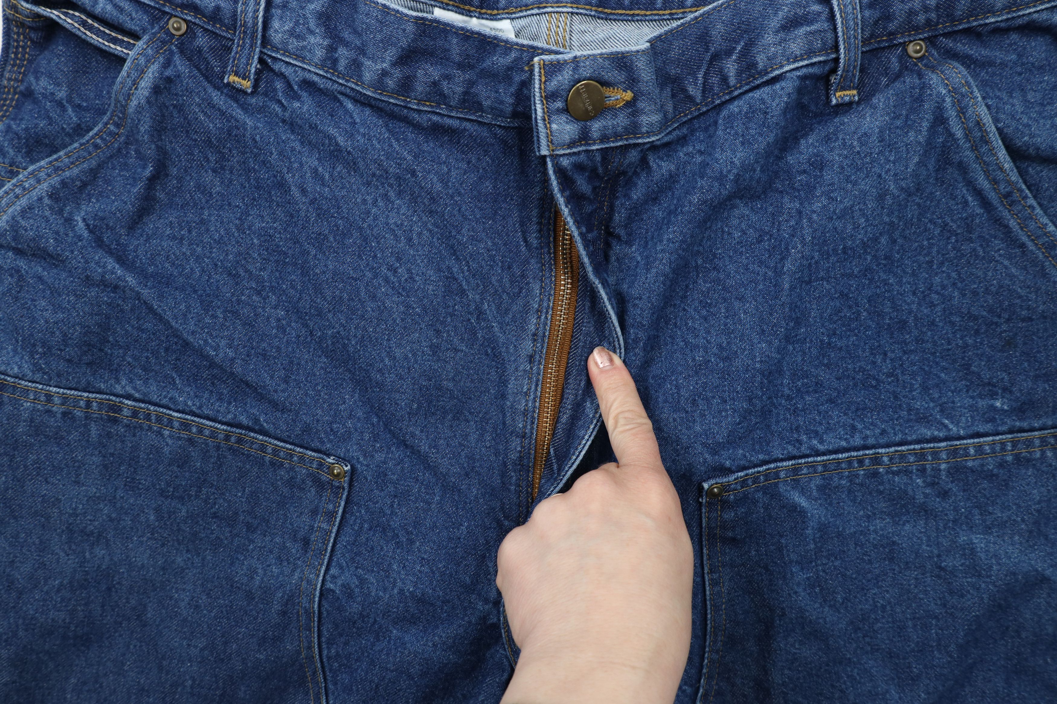 Carhartt × Vintage Vintage Y2K Carhartt Double Loose Fit Wide Leg Denim Jeans Size US 42 / EU 58 - 7 Thumbnail