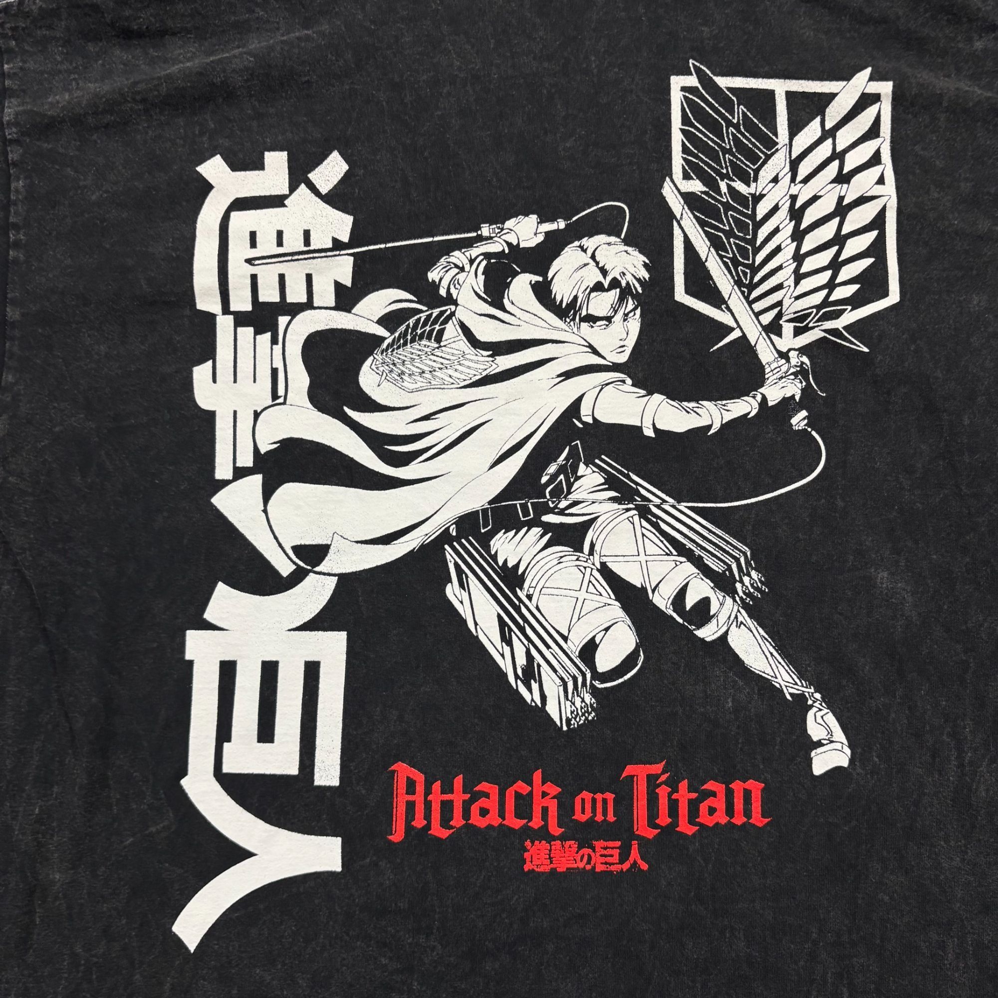 Ripple Junction Attack on Titan Final Season Survey Corps Captain Levi Tee L Size US L / EU 52-54 / 3 - 2 Thumbnail