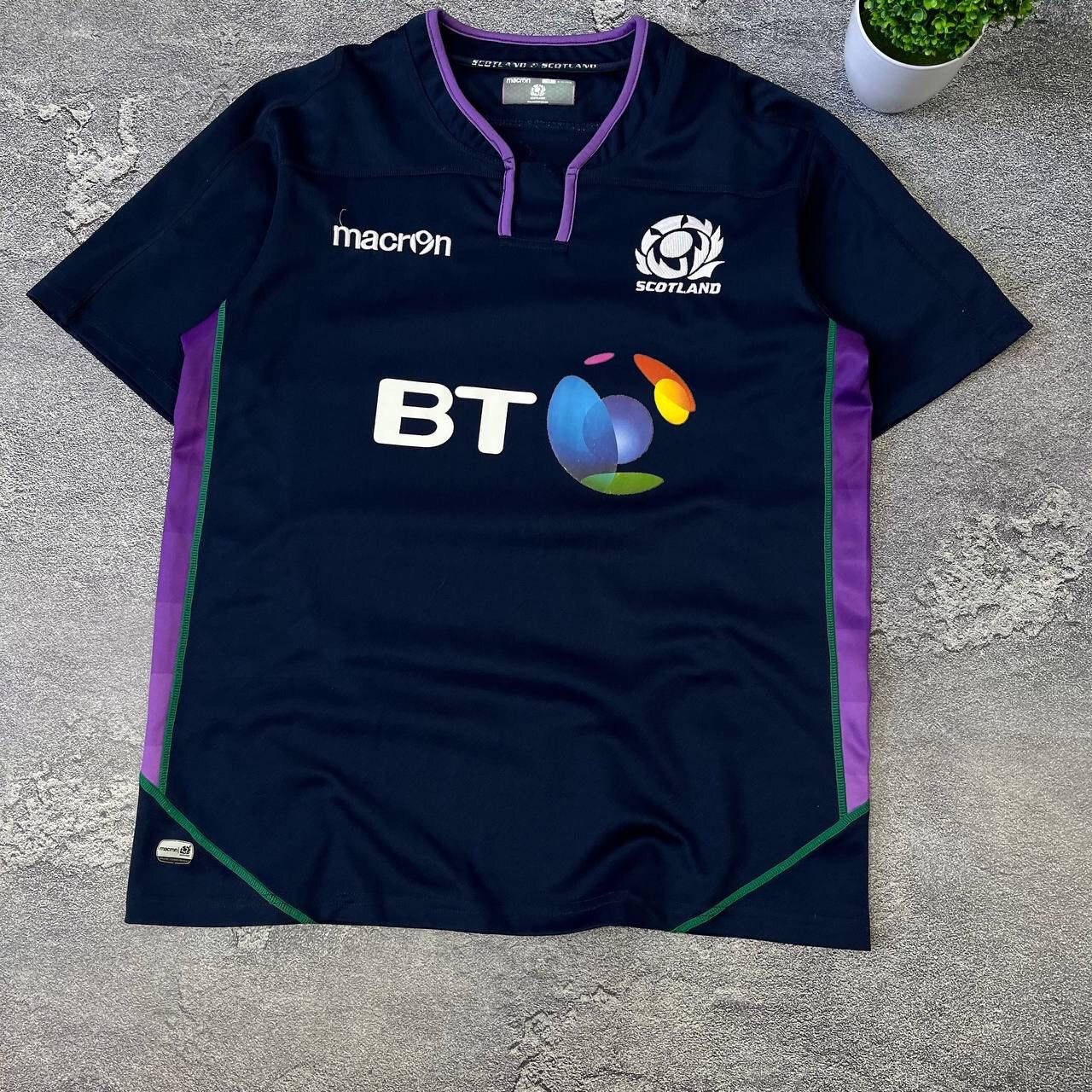 Vintage Scotland Rugby Home Jerser Macron 2017/2018 Size M Size US M / EU 48-50 / 2 - 10 Thumbnail