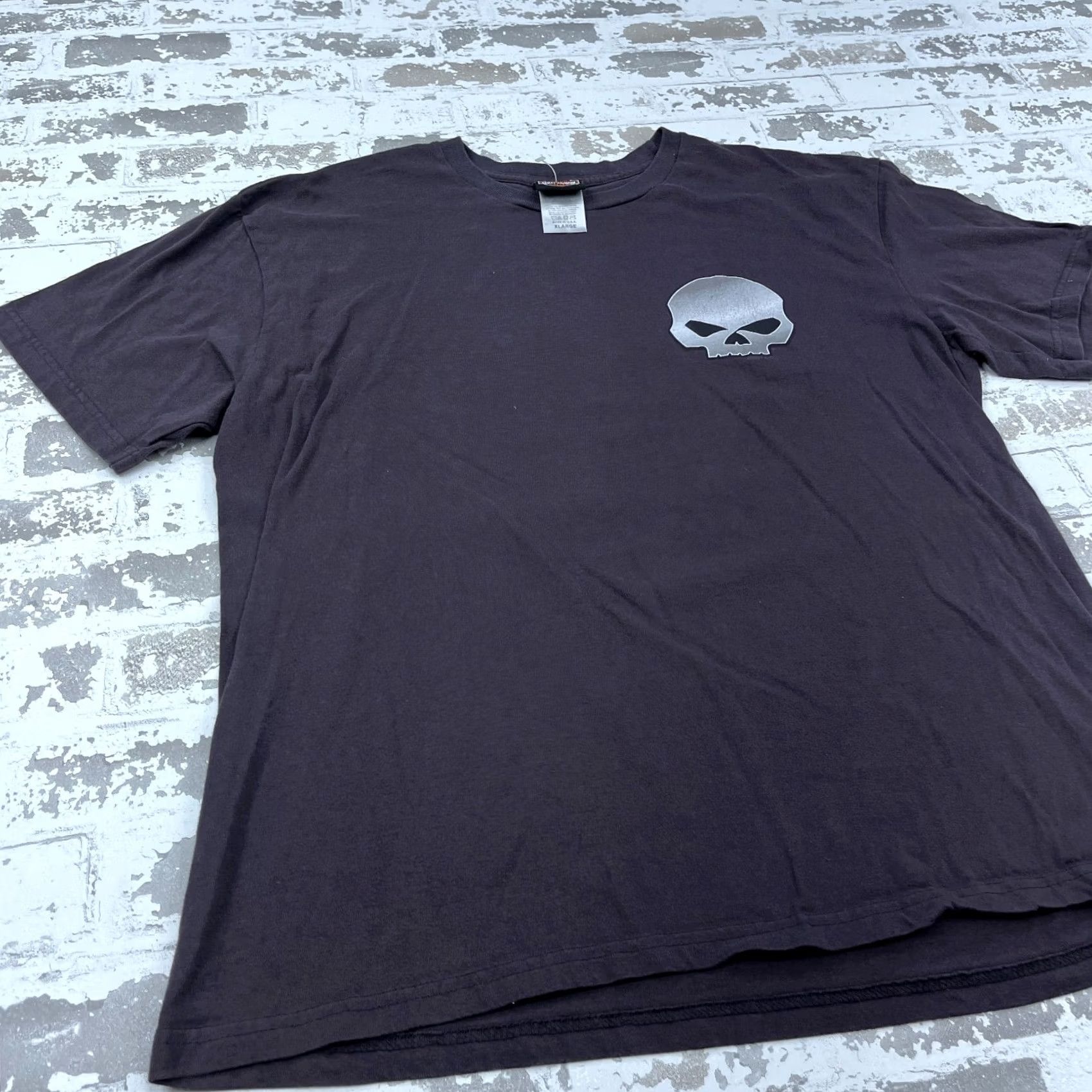 Harley Davidson VINTAGE Harley-Davidson Shirt Men XL Black USA 80s Biker Graphic Print Logo Tee Skull Coast Myrtle Beach USA Size US XL / EU 56 / 4 - 6 Thumbnail
