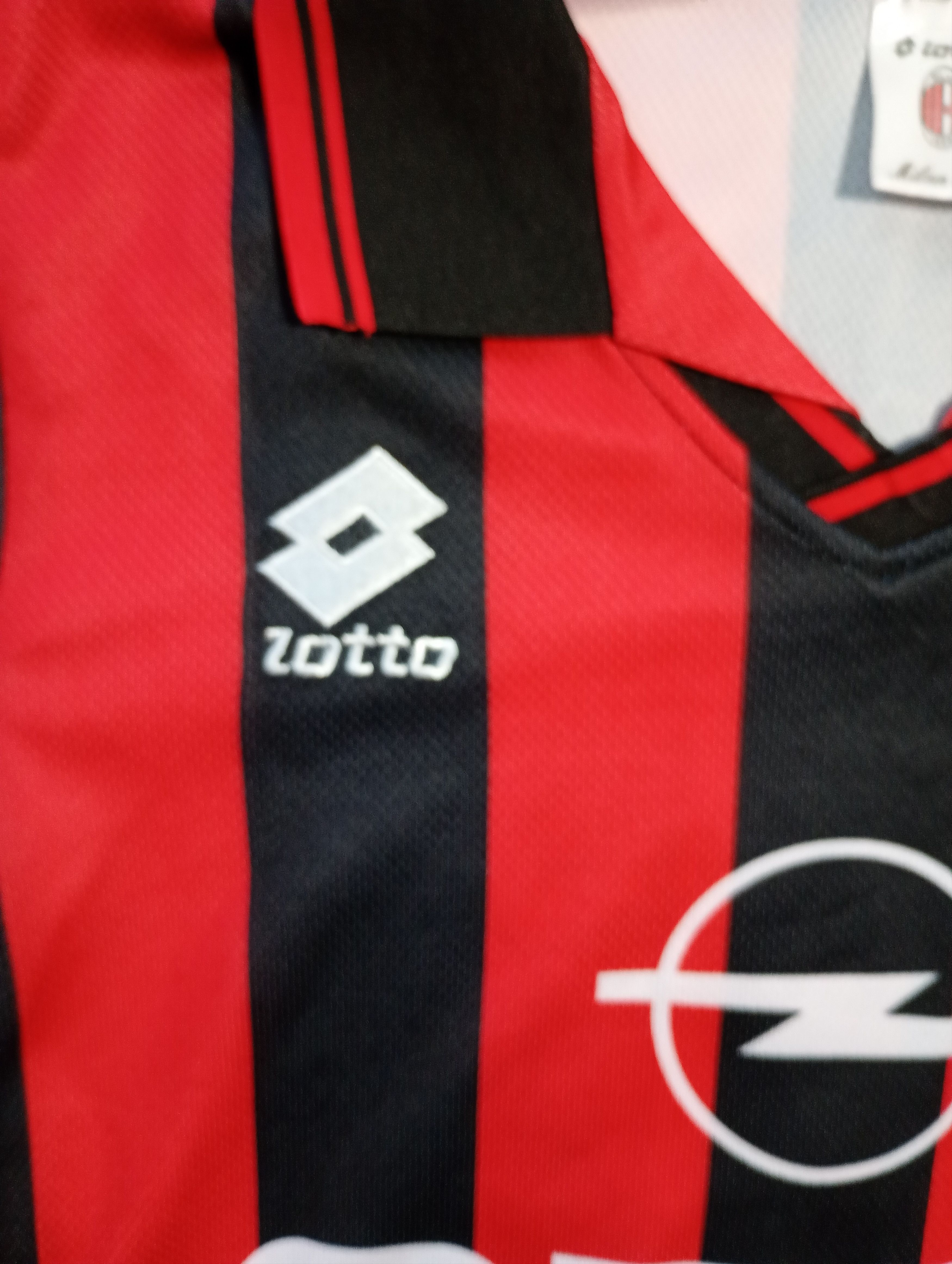 Vintage Milan Jersey 18 Baggio 1995-1996 Size US S / EU 44-46 / 1 - 7 Thumbnail