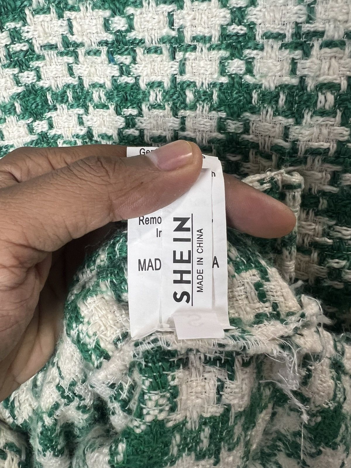If Six Was Nine Green Tweed Frayed Jacket Size US S / EU 44-46 / 1 - 10 Thumbnail
