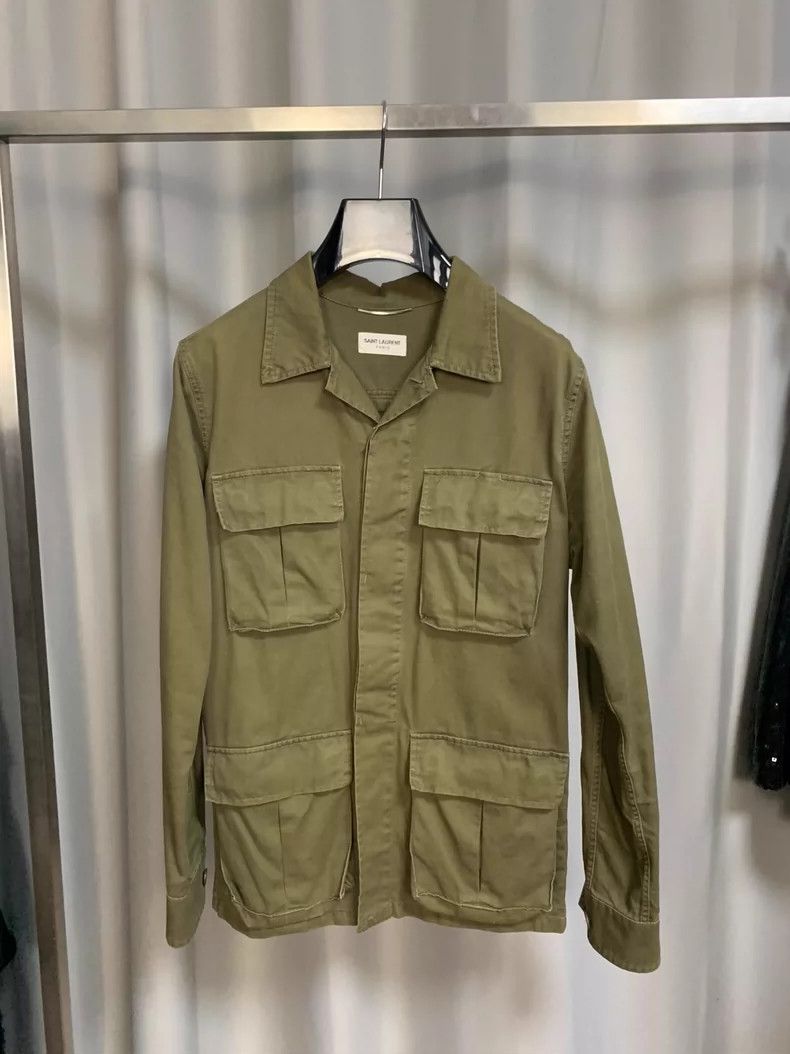 Saint Laurent Paris Saint Laurent Paris 2015SS Embroidered Safari jacket Size US S / EU 44-46 / 1 - 1 Thumbnail