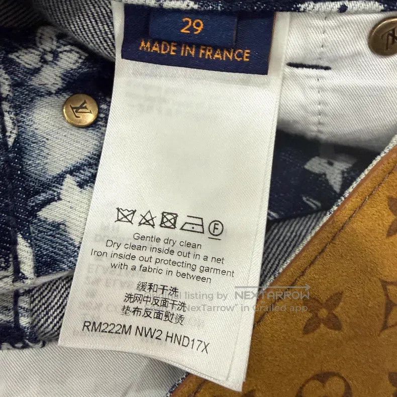 Louis Vuitton Cashew denim shorts
