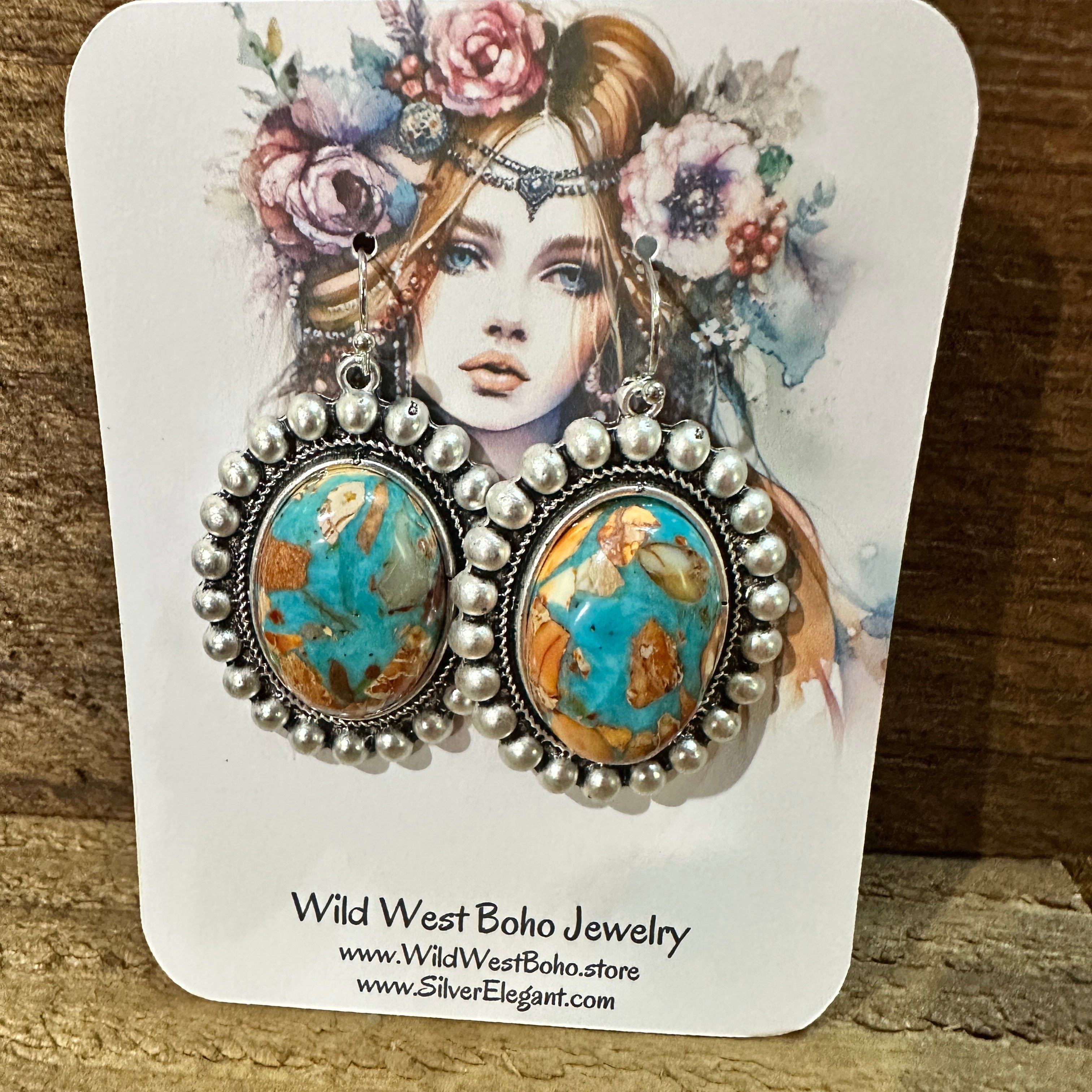 Other Stunning Oval Gemstone Wire Earrings for Every Occasion, Boh Size ONE SIZE - 2 Thumbnail