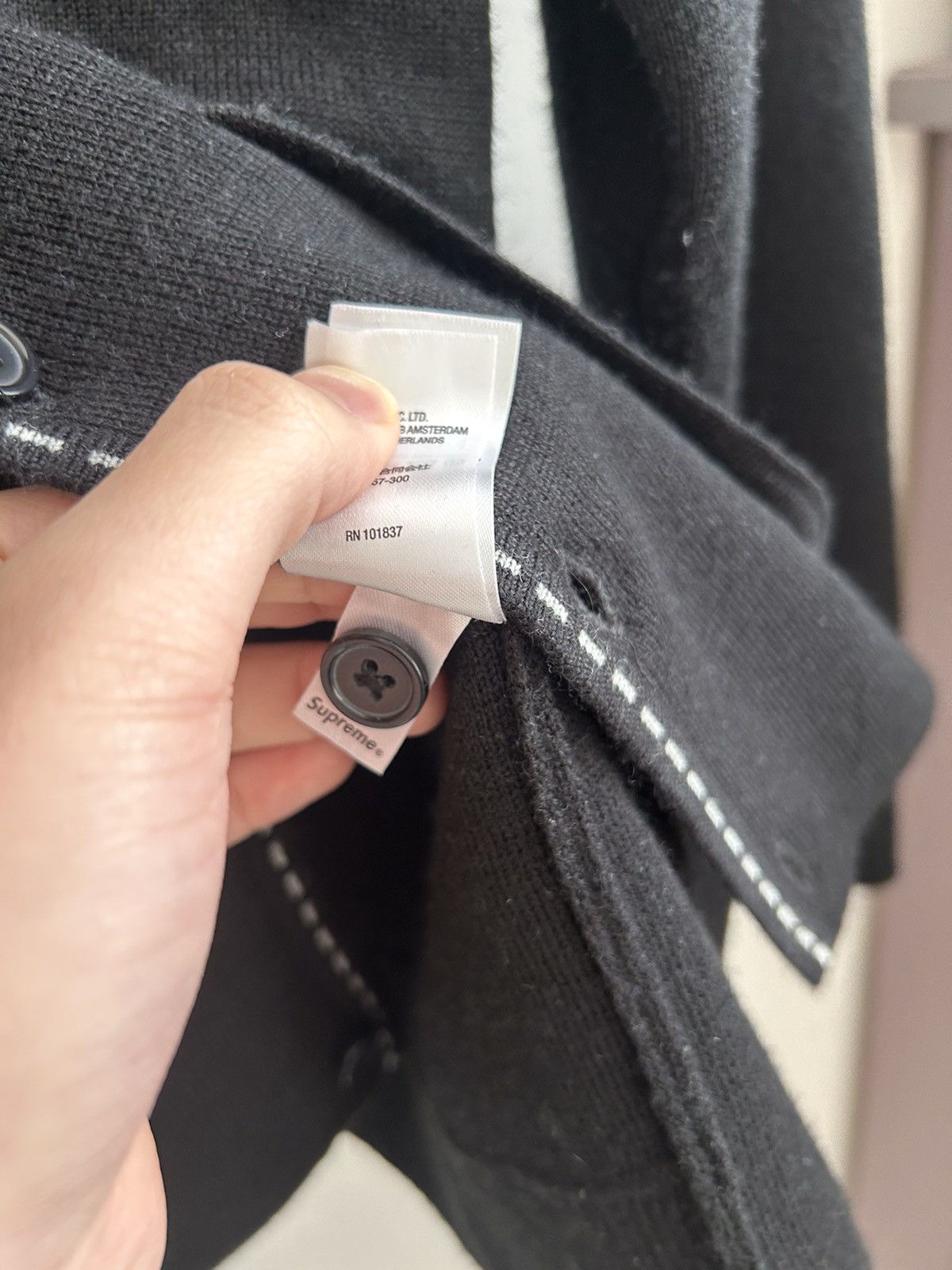 Supreme Supreme contrast stitch cardigan polo Size US M / EU 48-50 / 2 - 5 Thumbnail
