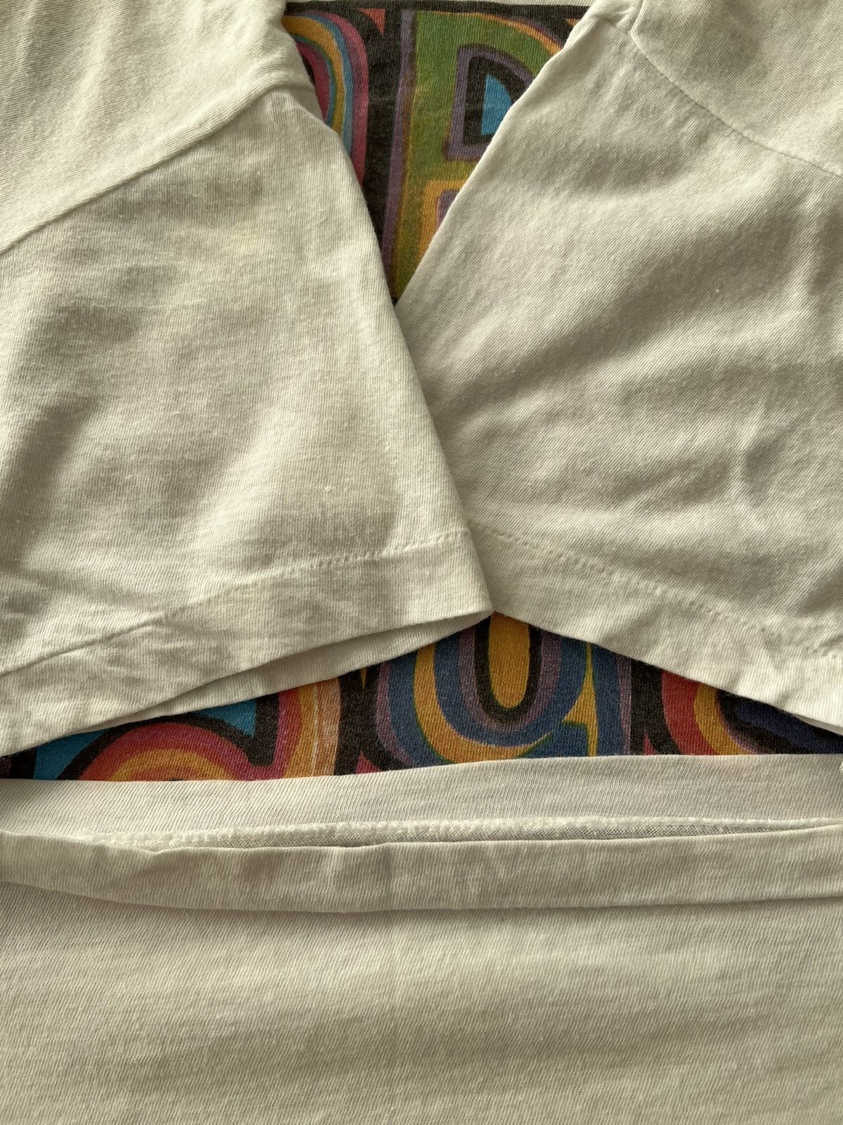 Band Tees Vintage 1989 Happy Mondays Rock Band White T-shirt Size US L / EU 52-54 / 3 - 8 Thumbnail