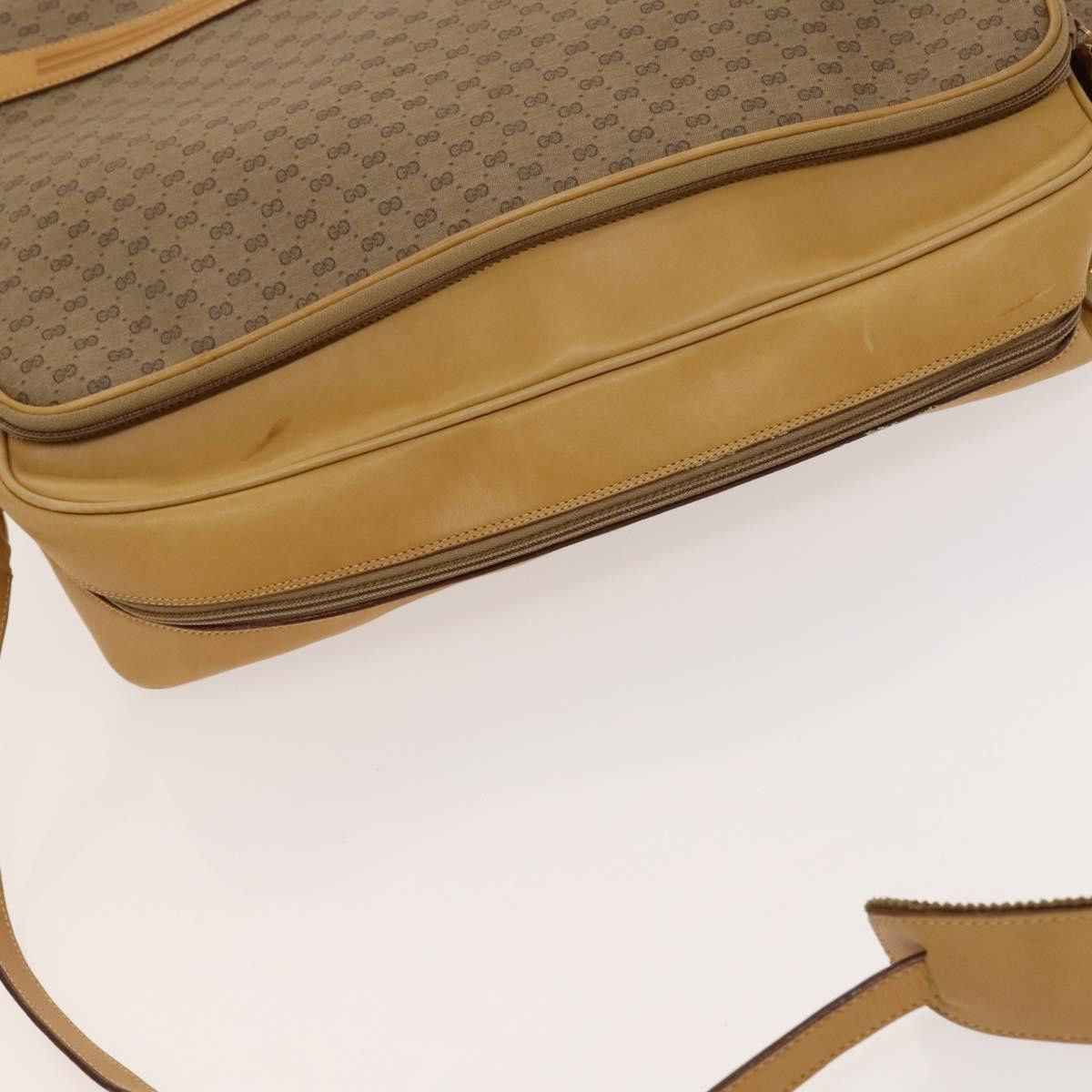 Gucci GUCCI Micro GG Supreme Shoulder Bag Pvc Beige Gold 02 37 02 Size ONE SIZE - 6 Thumbnail