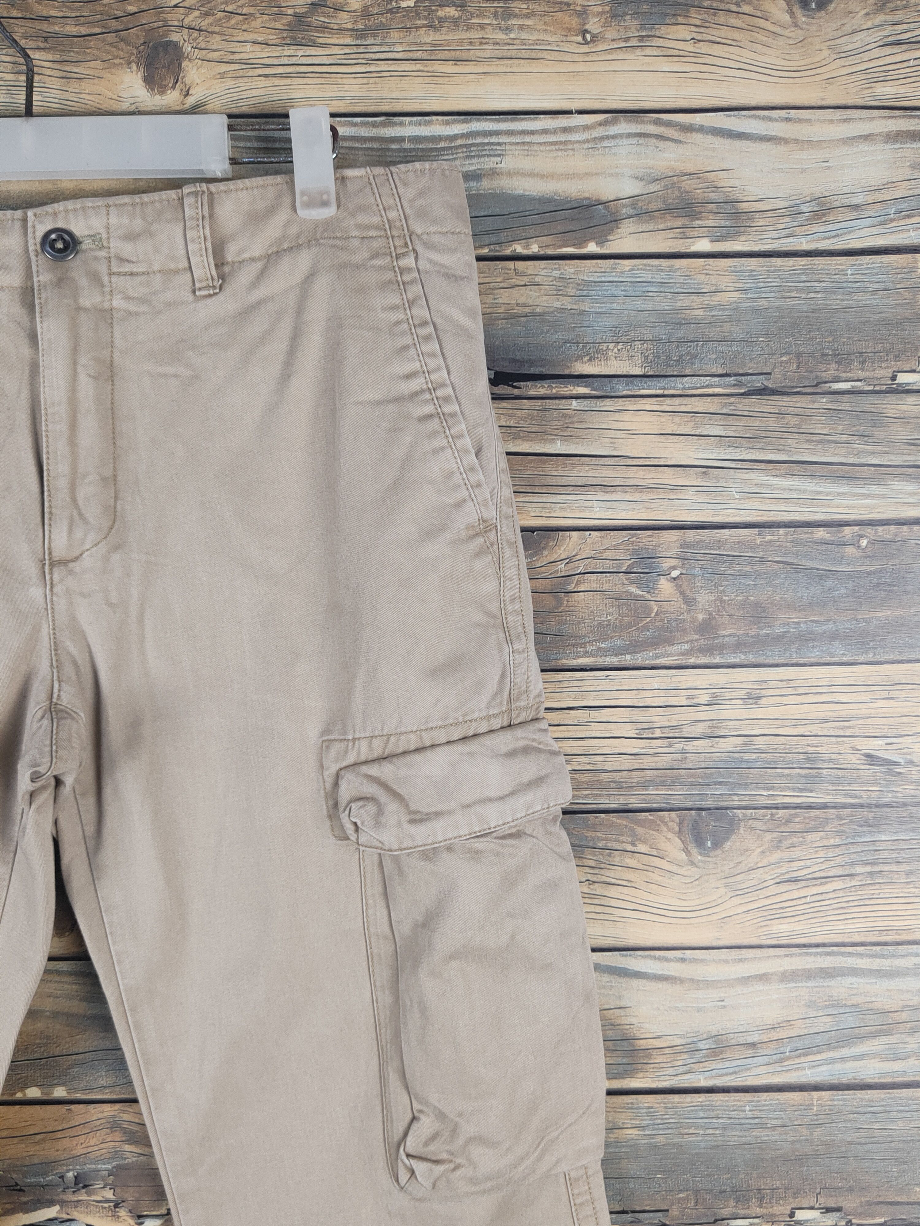 Japanese Brand DL Gap Beige Multipocket Tactical Cargo Pants #1581 Size US 32 / EU 48 - 5 Thumbnail