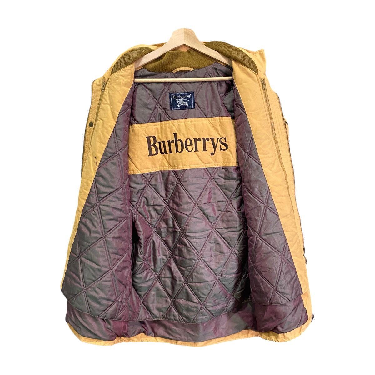 Burberry Vintage 90s Burberrys London Hooded Field Jacket - Tan Size US L / EU 52-54 / 3 - 1 Thumbnail