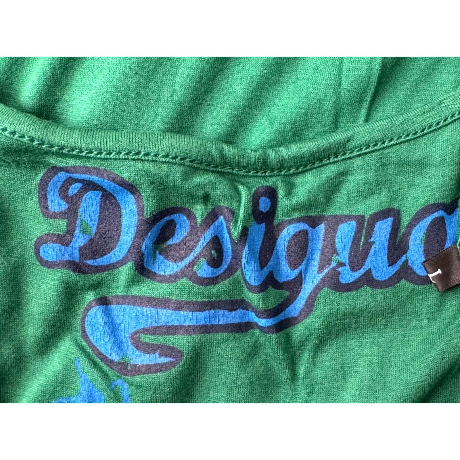 Desigual Desigual Regina green dress Size L womens 61V21K1 Size L / US 10 / IT 46 - 6 Thumbnail