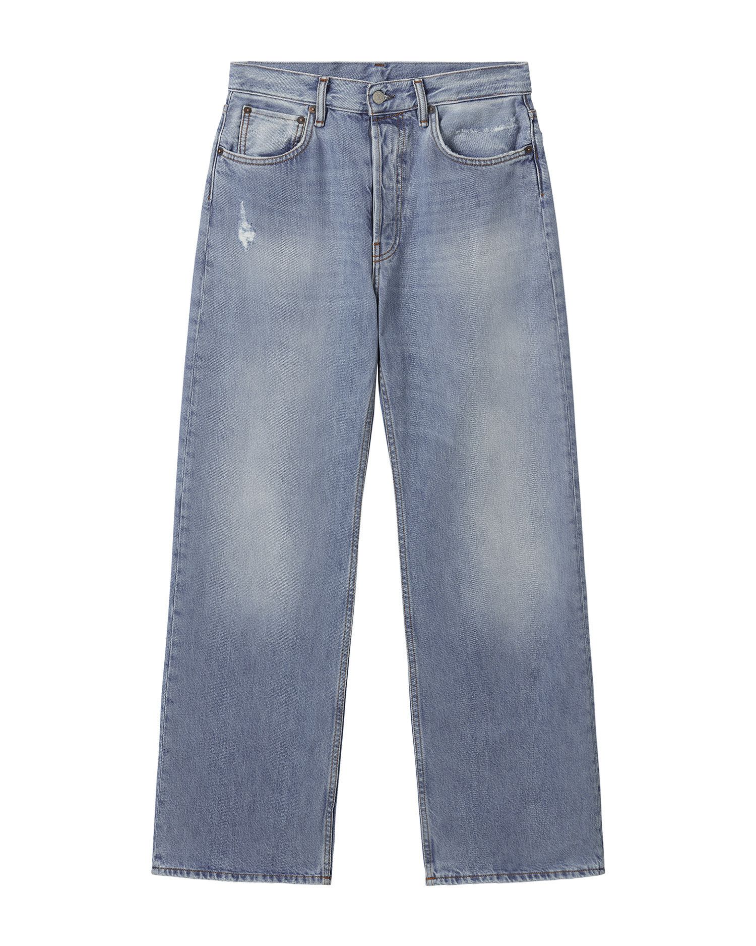 Acne Studios Acne Studios 2021F Loose Fit Ornament Wear Wide Leg Jeans Size 26" / US 2 / IT 38 - 1 Thumbnail