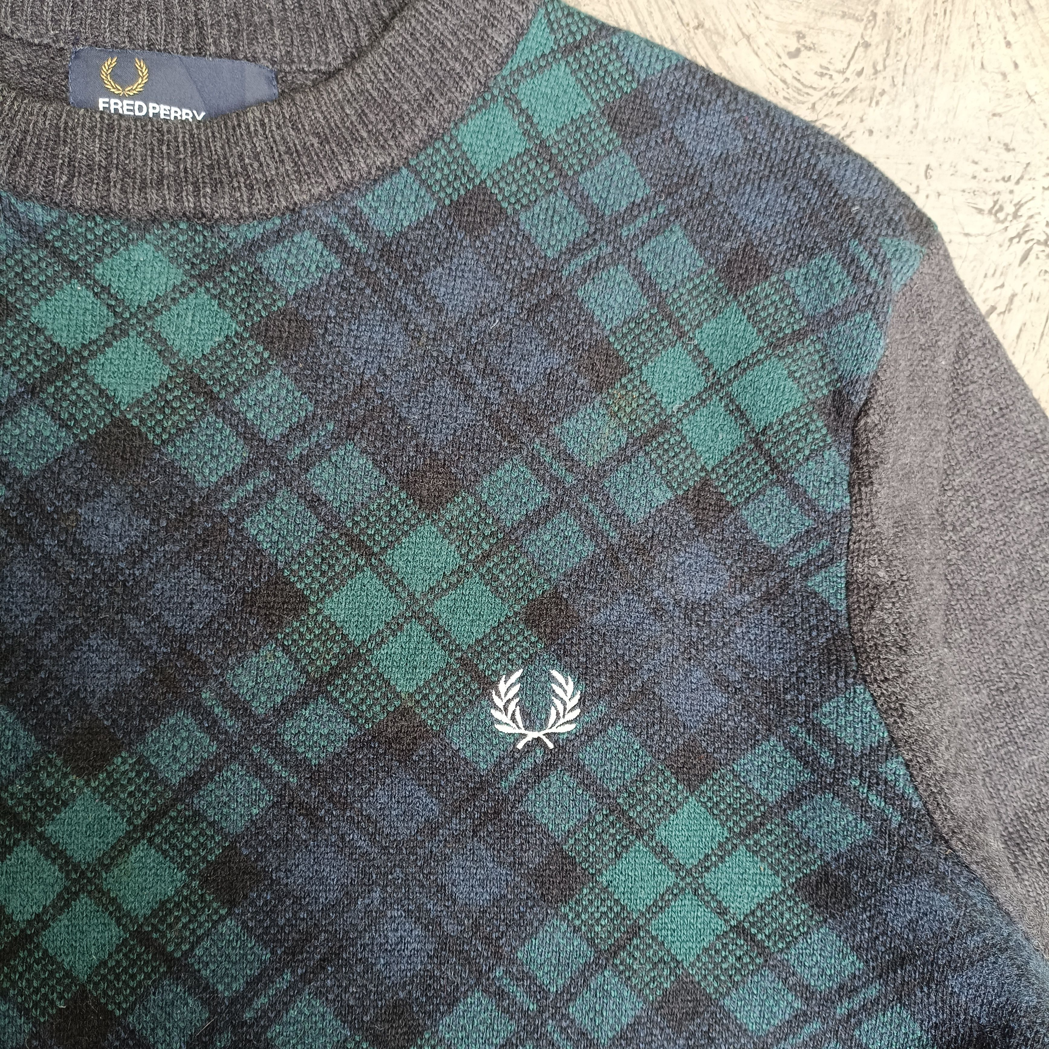 Fred Perry Fred Perry Wool Sweatshirt Size US M / EU 48-50 / 2 - 3 Thumbnail