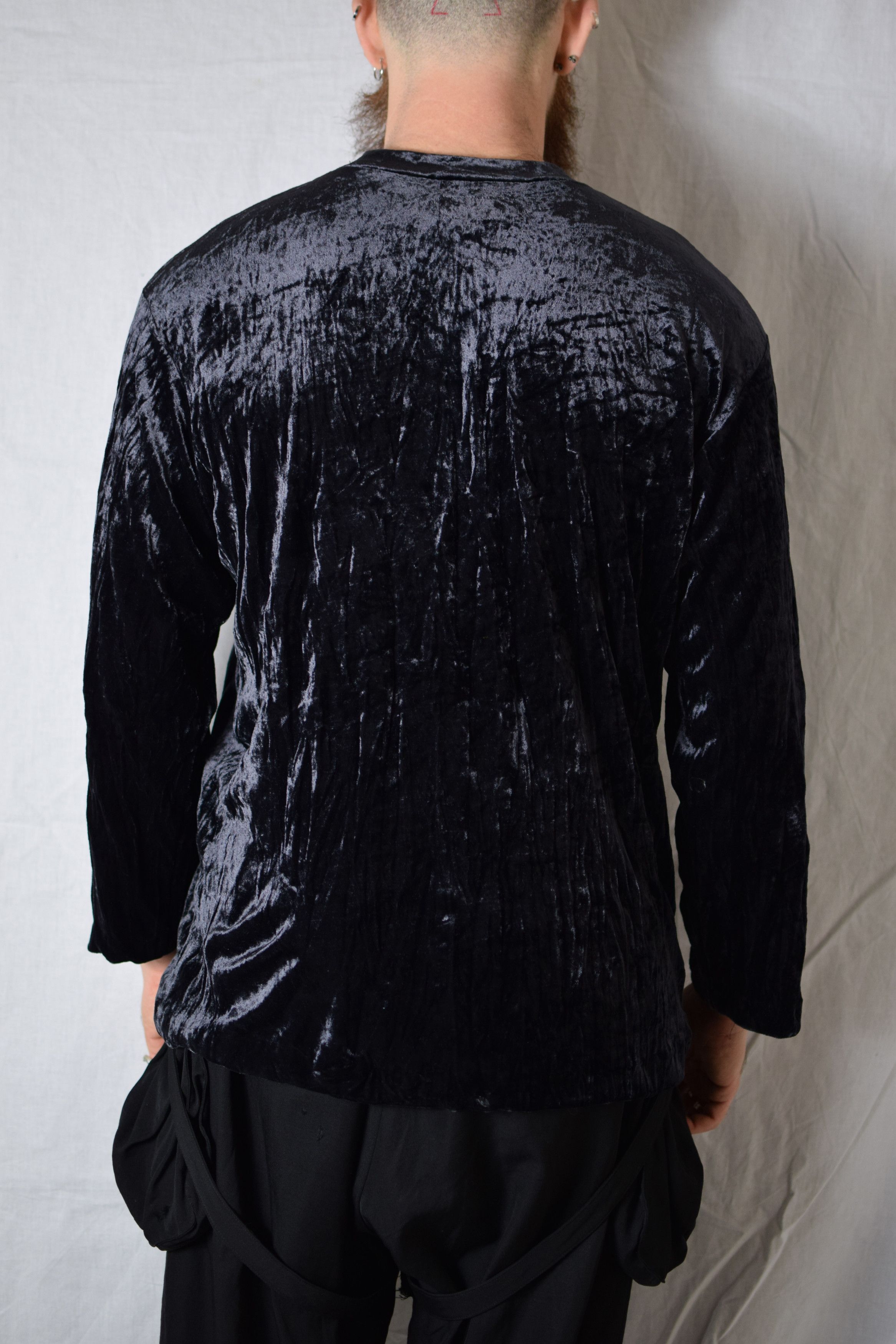 Yohji Yamamoto YYPH AW01 Velour Top - HV-T32-302 Size US L / EU 52-54 / 3 - 7 Thumbnail