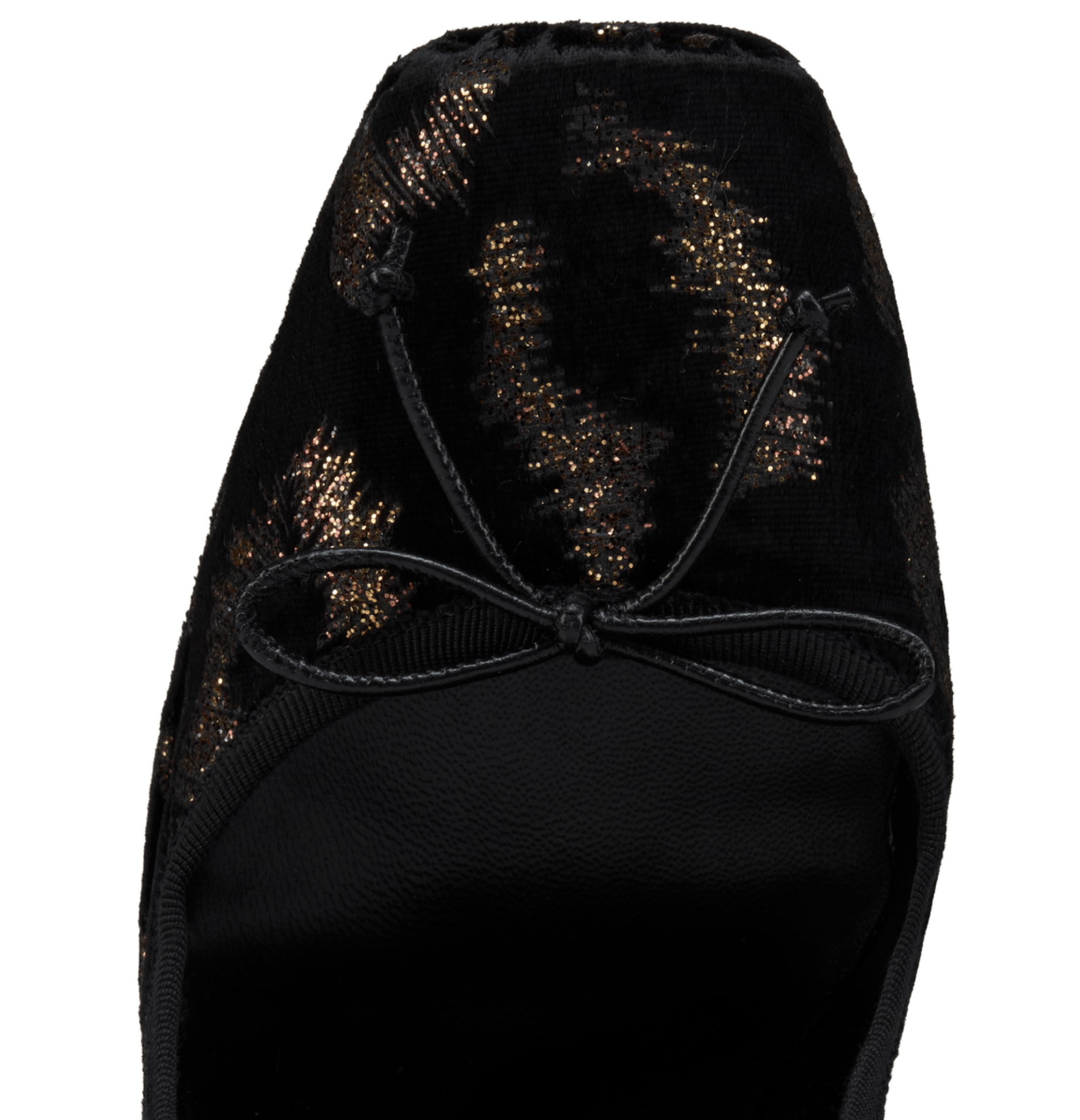 Christian Louboutin Cassia Nodo Alta 160 Black Platform Ballet Heel Pump 36 Size US 6 / IT 36 - 9 Thumbnail