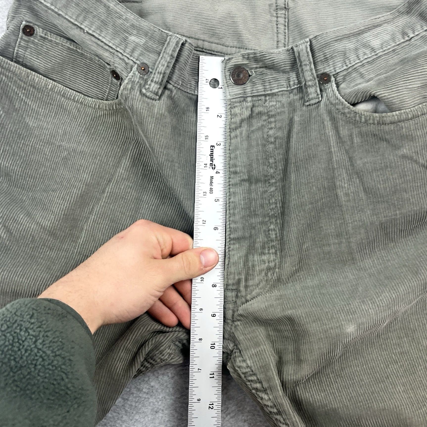 Polo Ralph Lauren Polo Ralph Lauren Pants Pants 36x34 Dark Gray Straight Leg Classic Fit Cotton Corduroy 5-Pocket Size US M / EU 48-50 / 2 - 6 Thumbnail