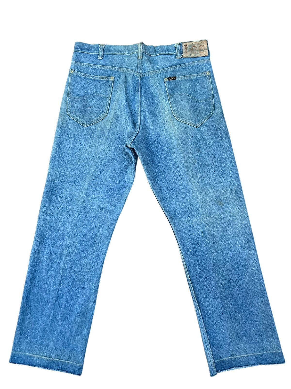 Lee Vintage 70s 80s Lee Riders Faded Dirty Mud Denim Jeans Size US 34 / EU 50 - 13 Thumbnail