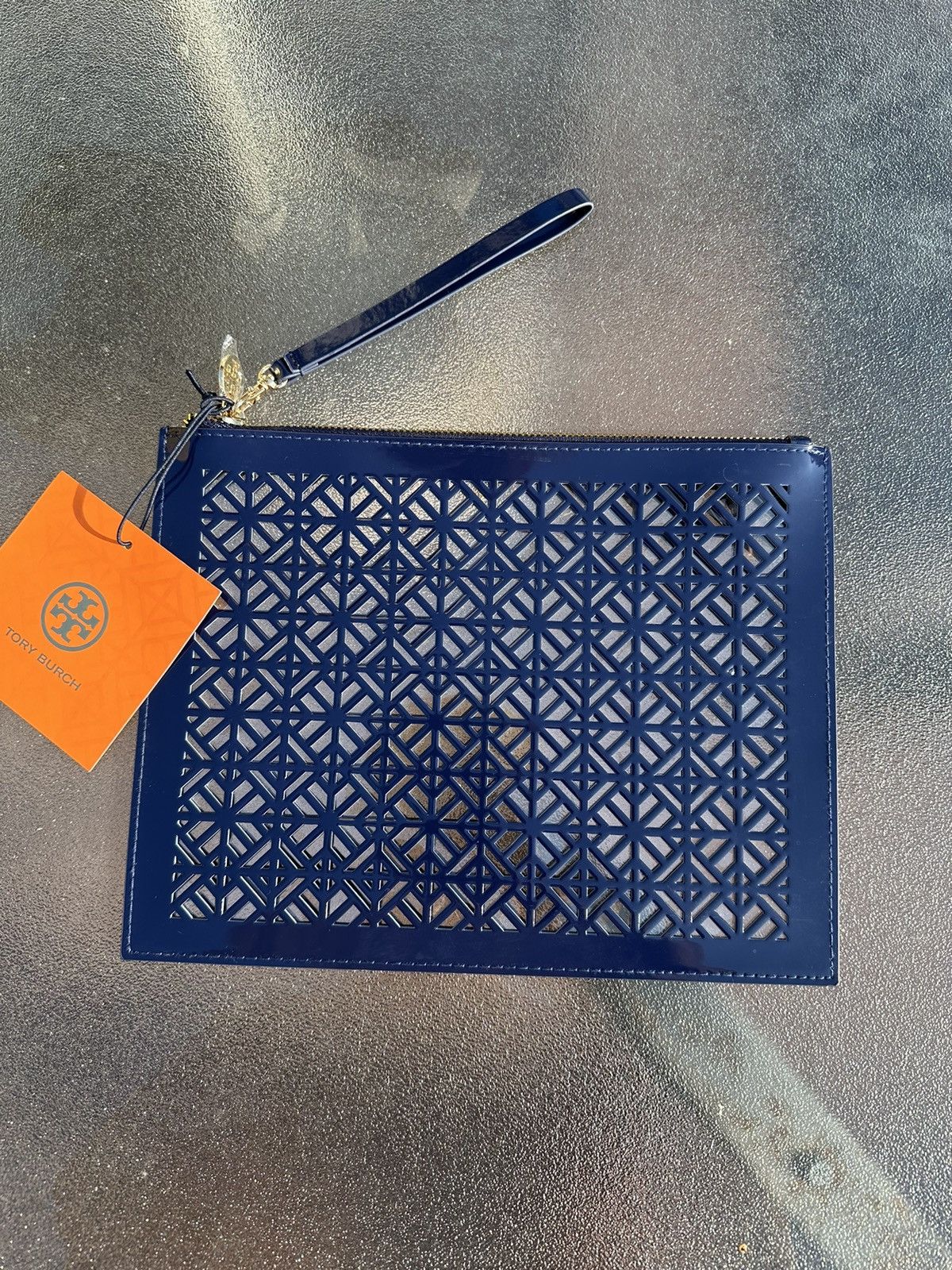 Tory Burch Rare Tory Burch Monogram Transparent Clutch Pouch Size ONE SIZE - 1 Thumbnail