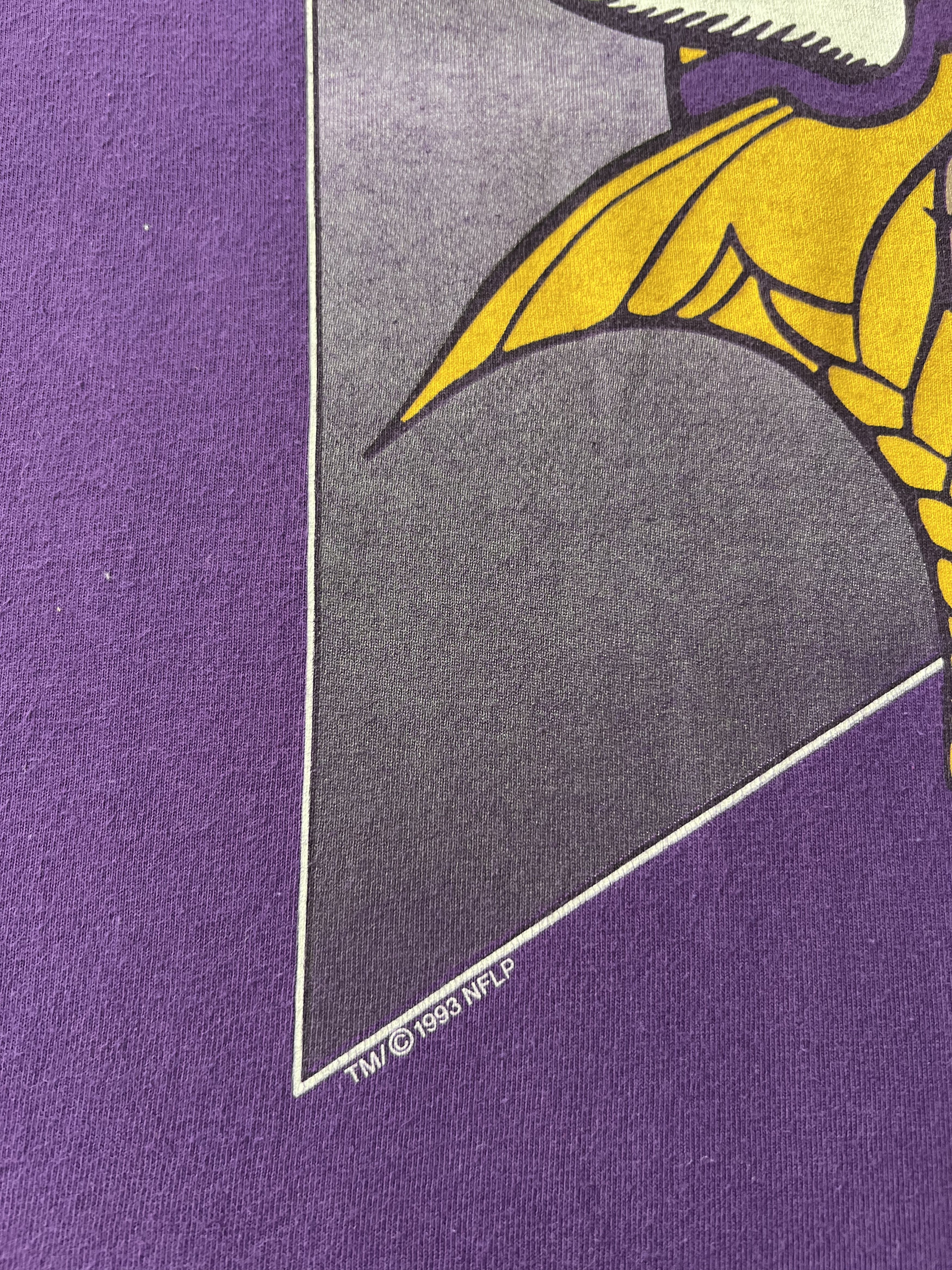NFL Vintage 1993 Minnesota Vikings NFL Starter Purple T-shirt Size US M / EU 48-50 / 2 - 9 Thumbnail