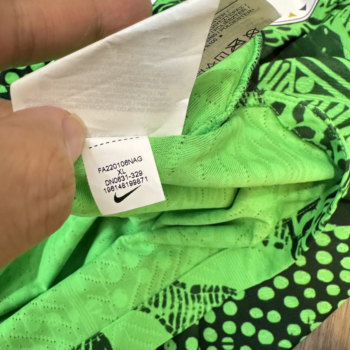 Nike Nigeria 22/23 player issue home shirt #9 Osimhen (Bnwt) Size US XL / EU 56 / 4 - 10 Thumbnail