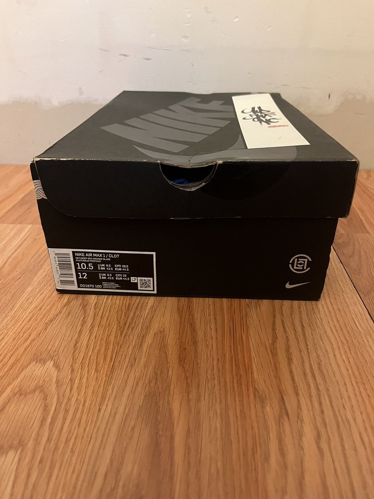 Nike CLOT x Air Max 1 Kiss of Death Size US 10.5 / EU 43-44 - 7 Thumbnail