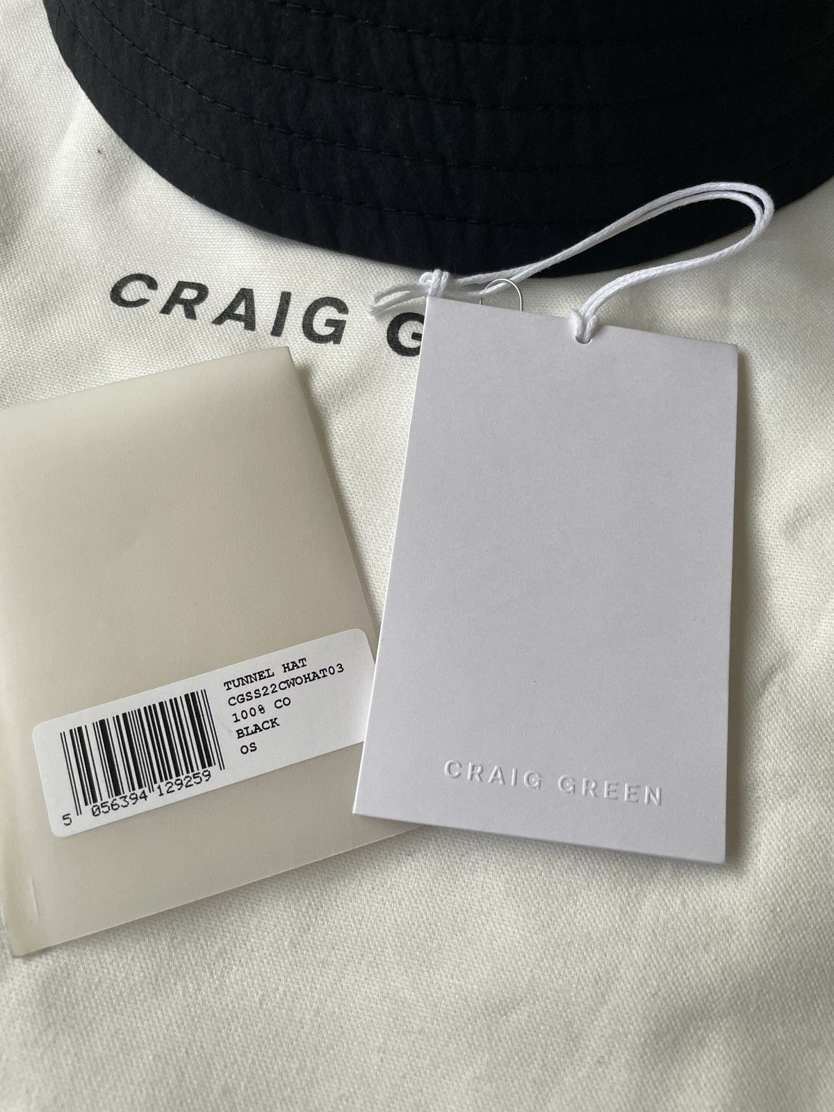 Craig Green Tunnel Drawstring Bucket Hat - O/S Size ONE SIZE - 5 Thumbnail