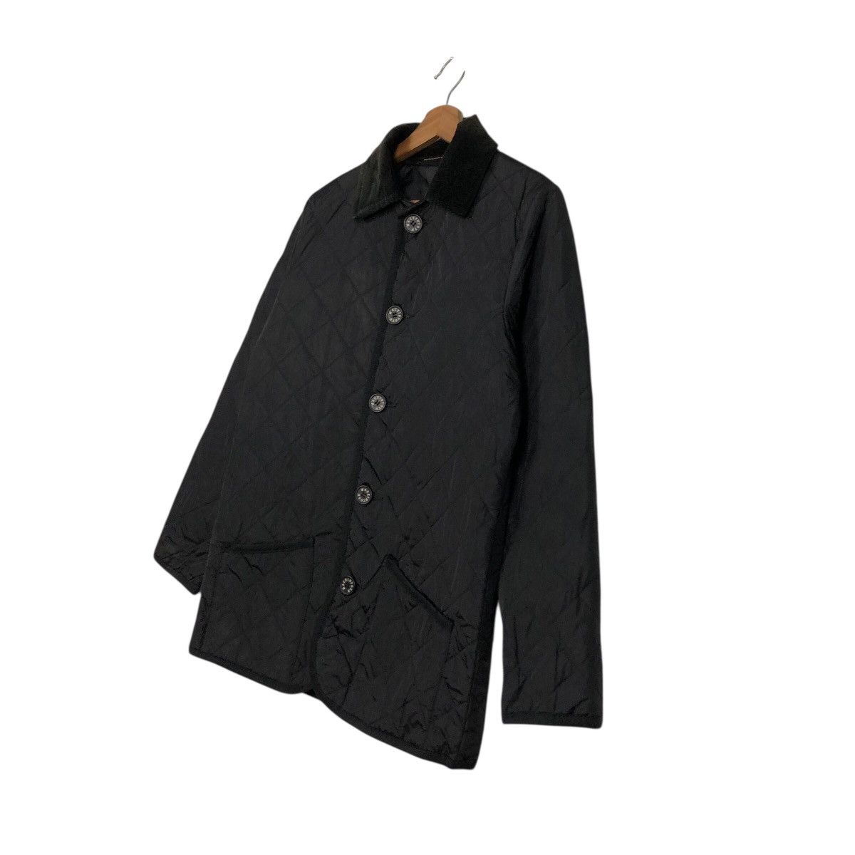 Mackintosh 📌Vintage Button Jacket Quilted Mackintosh Rich Black Size US M / EU 48-50 / 2 - 3 Thumbnail