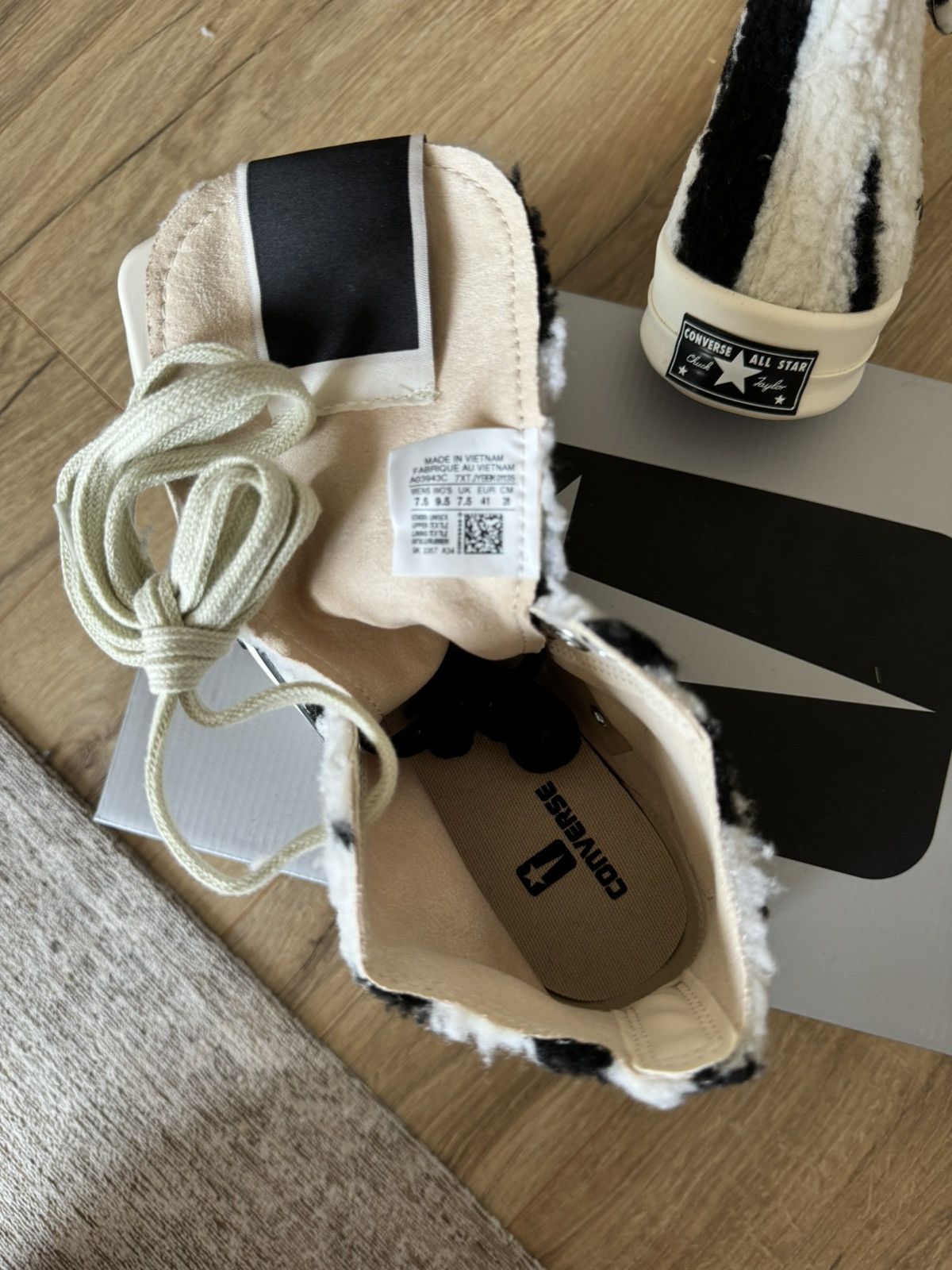 Rick Owens Drkshdw RICK OWENS X CONVERSE 41 Size US 7.5 / EU 40-41 - 7 Thumbnail