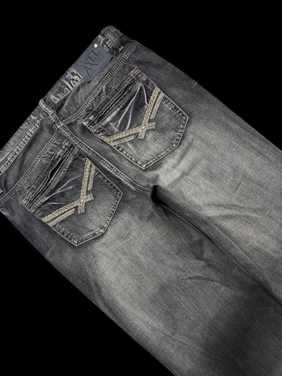 Japanese Brand BAGGY - Waist 37 Axel 🇯🇵 Mudwash Sick Style Distressed Jeans Size US 37 - 15 Thumbnail