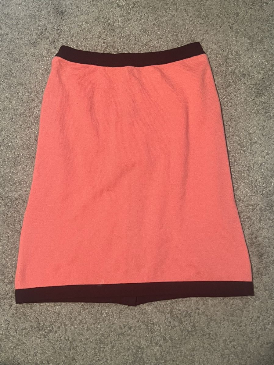 Chanel Chanel Skirt Pink Size 30" / US 8 / IT 44 - 2 Thumbnail