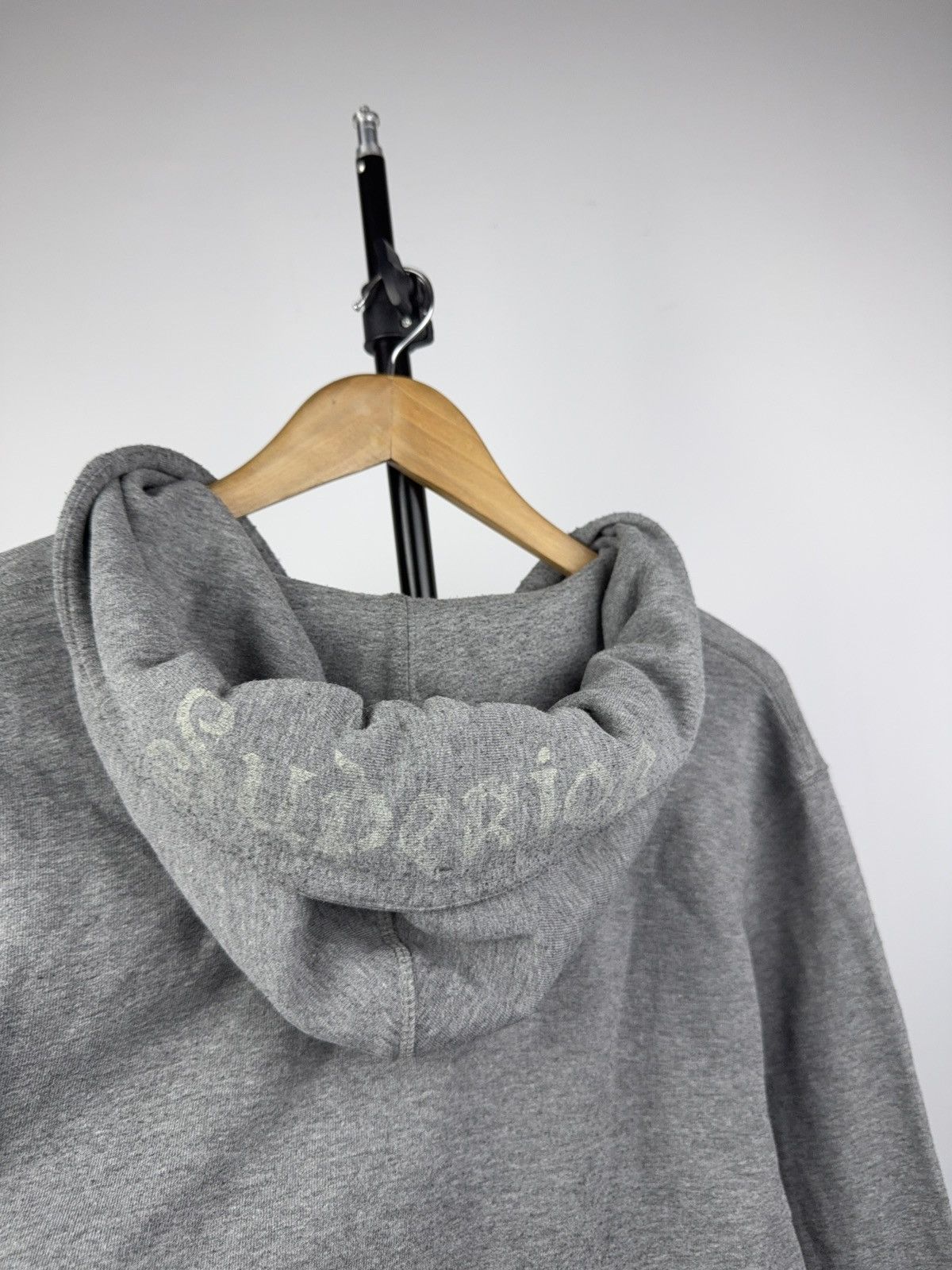 Diesel Luxury Vintage 00s Diesel Superior Division Hoodie XL 🩶 Size US XL / EU 56 / 4 - 13 Thumbnail
