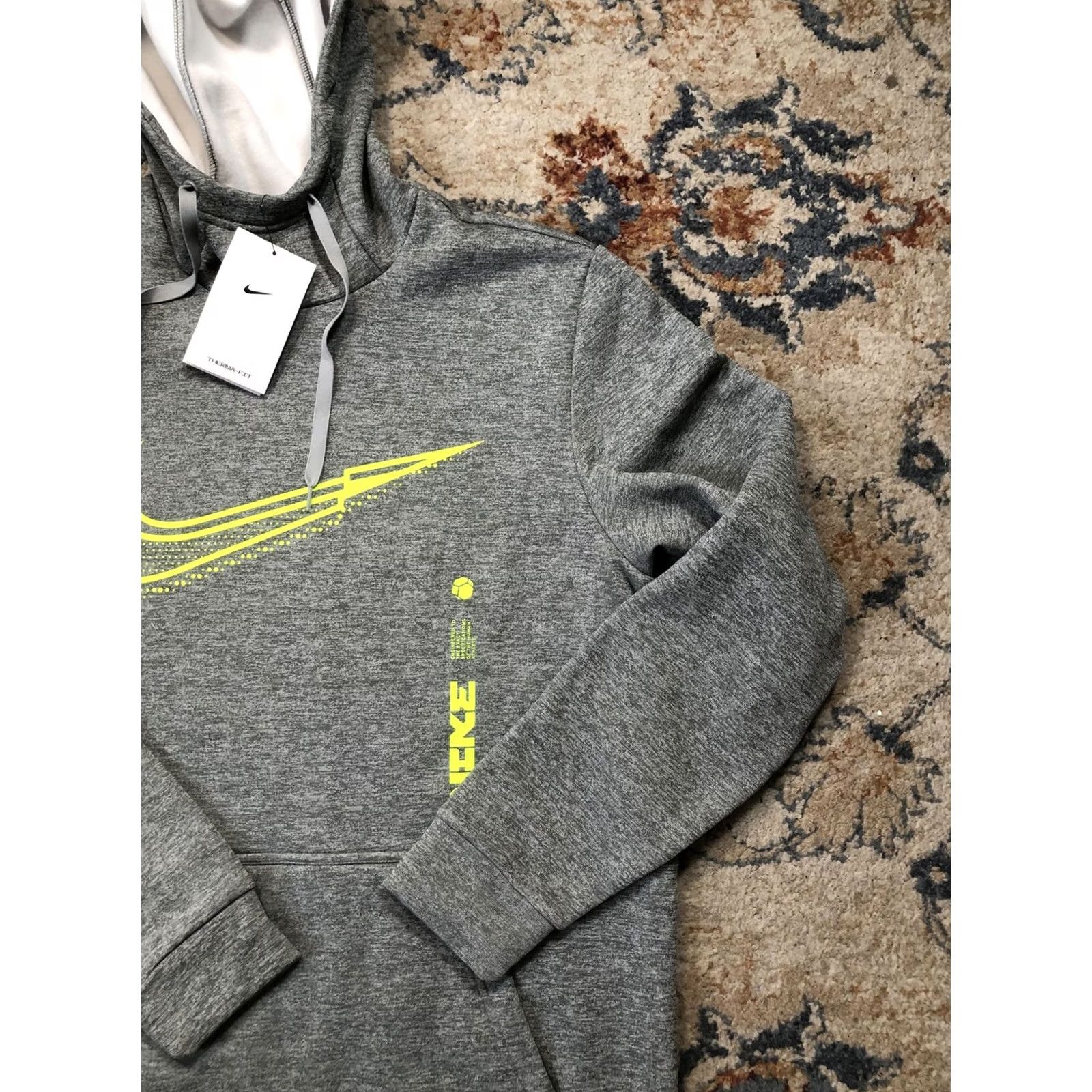 Nike Nike Therma-Fit Hoodie Mens Medium Pullover Fleece Swoosh Graphic DD1764-063 Size US M / EU 48-50 / 2 - 4 Thumbnail