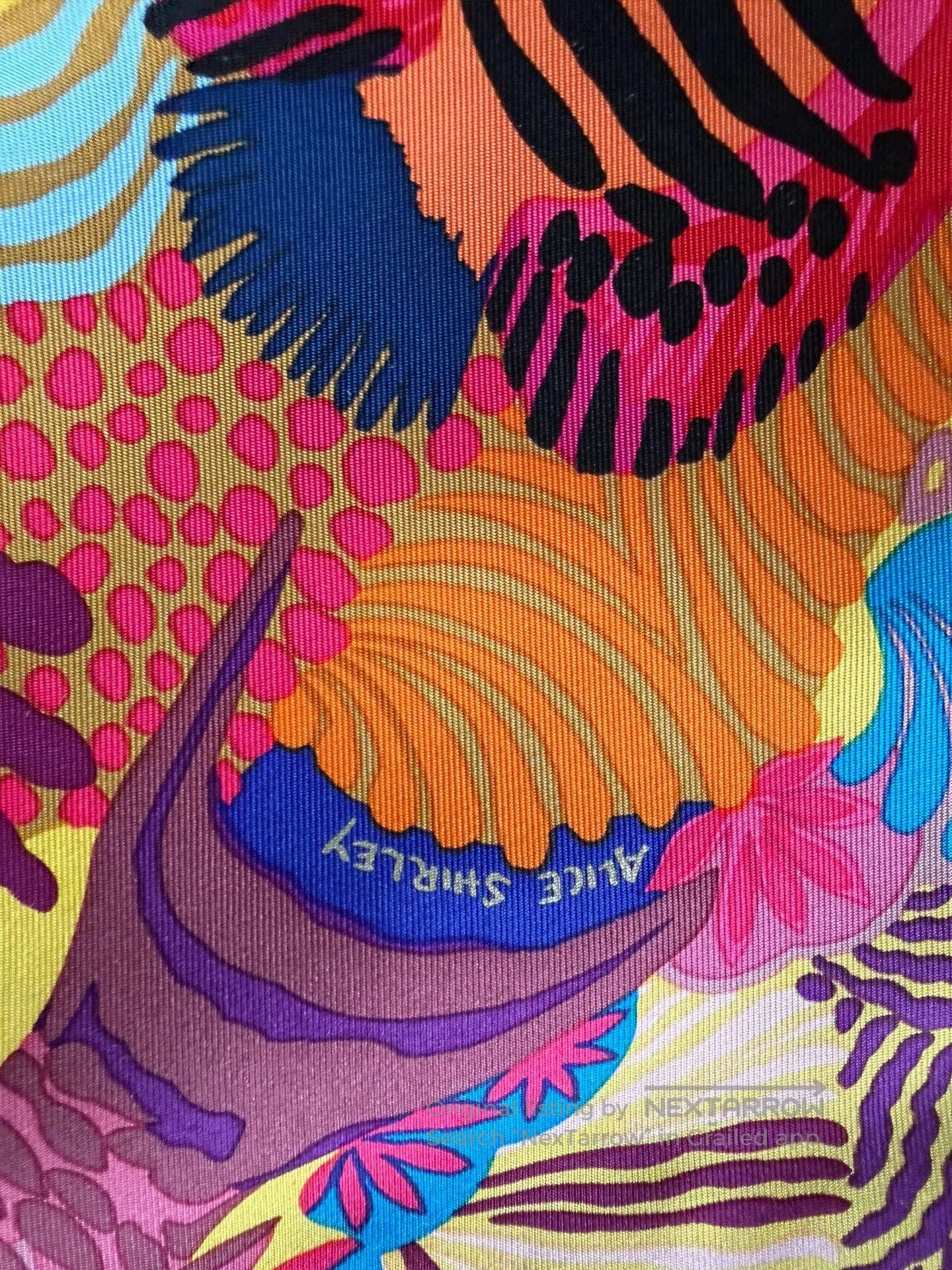 Hermes Hermes Alice Shirley Silk Scarf. Size ONE SIZE - 6 Thumbnail