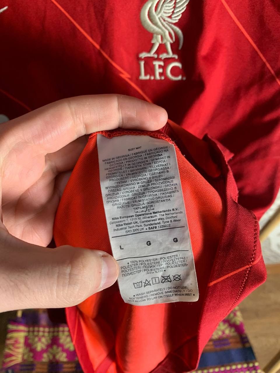 Nike × Vintage VERY RARE NIKE FC LIVERPOOL ENGLAND SOCCER JERSEY BLOKECORE Size US L / EU 52-54 / 3 - 6 Thumbnail