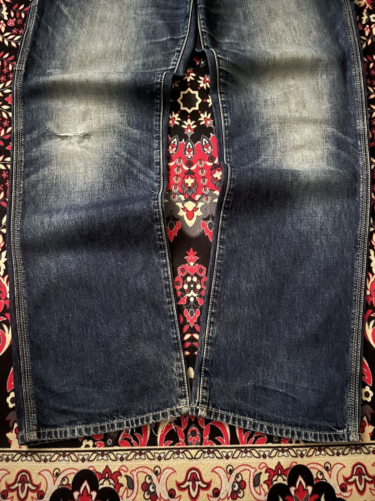 Carhartt × Gap ⚡️Workwear⚡️Vintage Gap 1969 Carpenter Dark Blue Washed Jeans Size US 34 / EU 50 - 10 Thumbnail