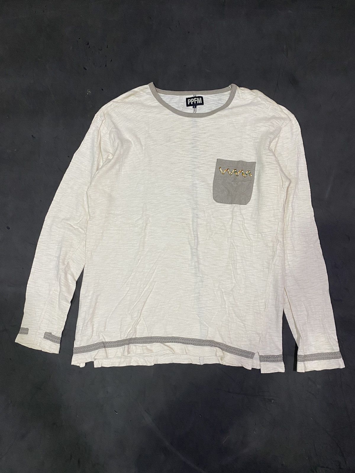 If Six Was Nine × Le Grande Bleu (L.G.B.) × PPFM 💸BINDINGOFFER💸Japanese PPFM Culture Longsleeve Size US L / EU 52-54 / 3 - 1 Thumbnail