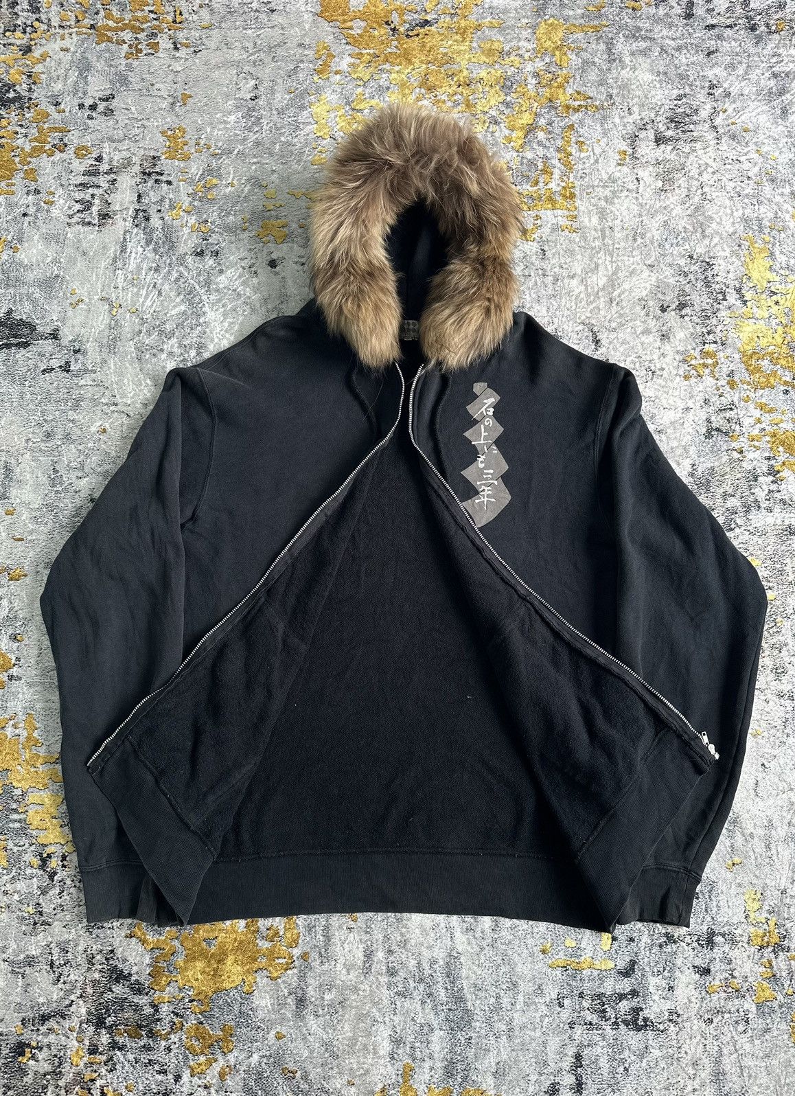Beauty Beast JAPANESE TAKEO KIKUCHI FUR ZIPHOODIE FADED NUMBER NINE STYLE Size US XL / EU 56 / 4 - 5 Thumbnail
