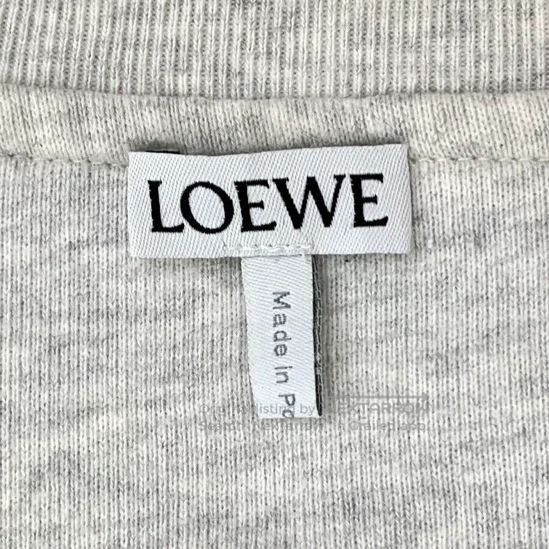 Loewe Loewe Heather Gray Logo Embroidered Cotton Crew Neck Long- Size M / US 6-8 / IT 42-44 - 6 Thumbnail