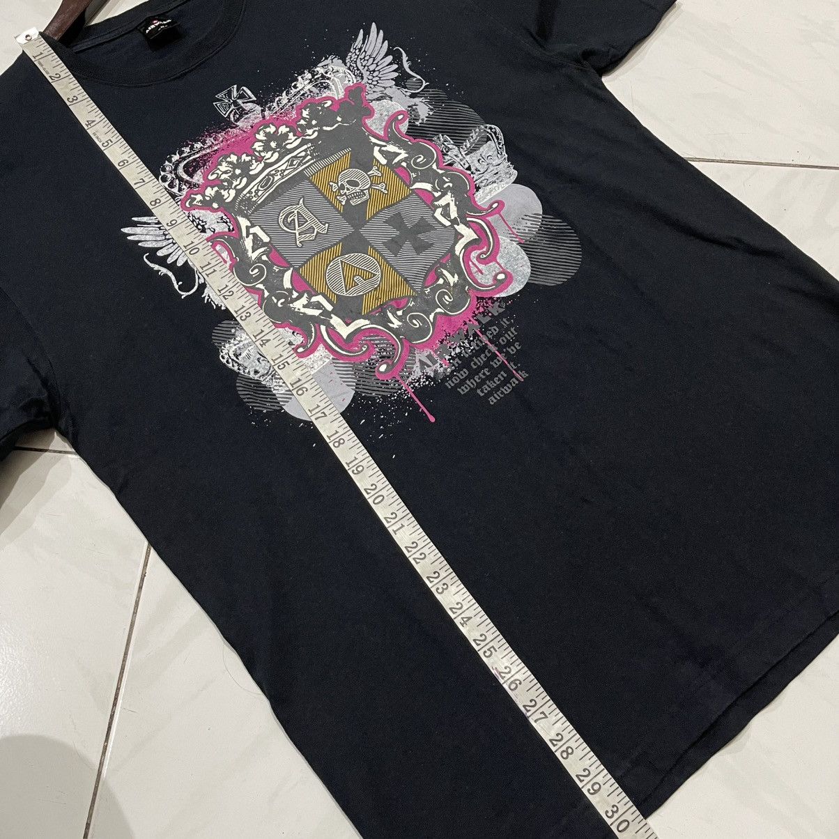 Airwalk × Vintage Vintage Y2K airwalk cross skull tee Size US M / EU 48-50 / 2 - 9 Thumbnail