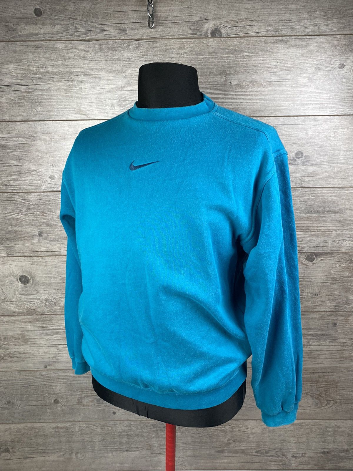 image of Sweatshirt Nike Center Logo Very Old Vintage Size M in Blue, Men's
