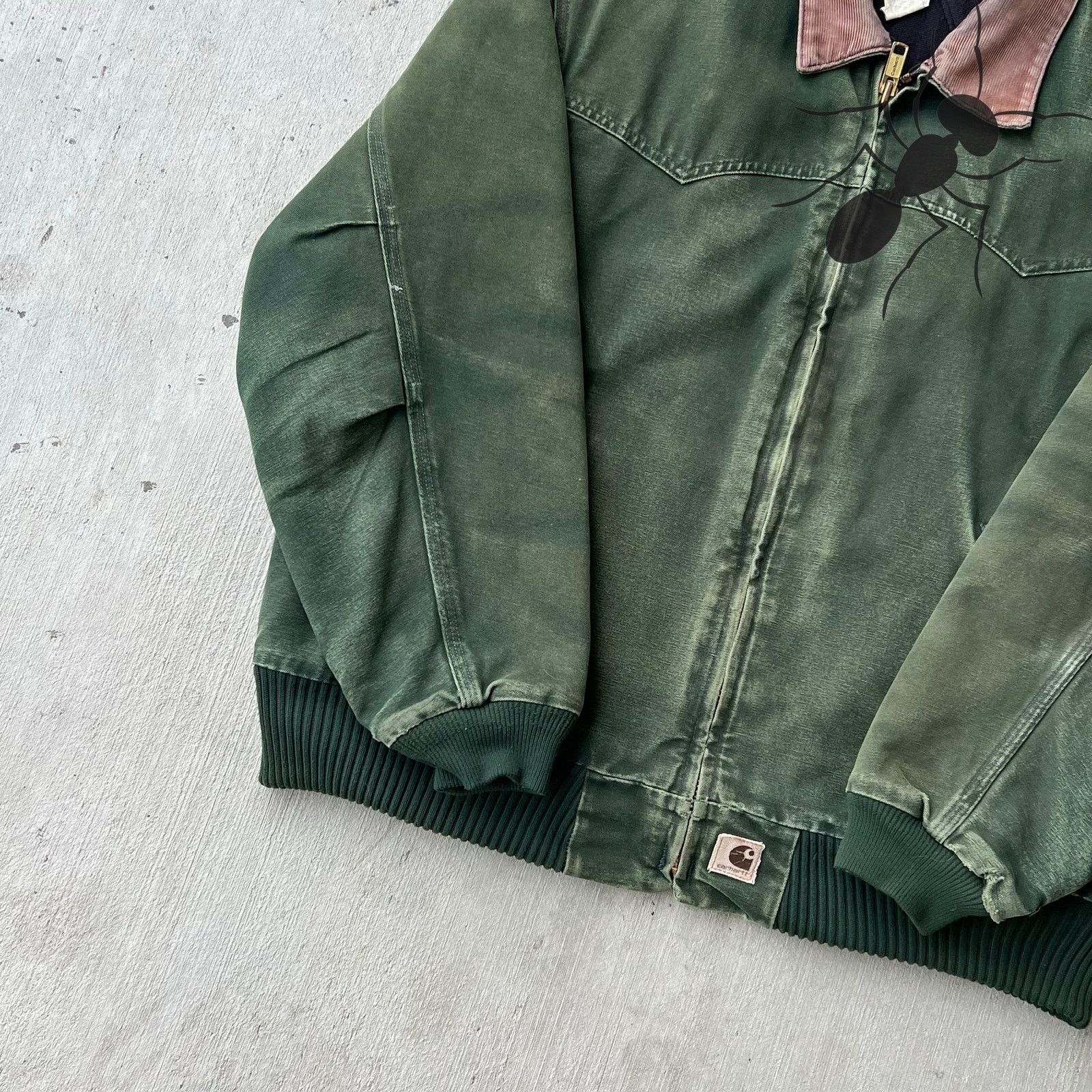 Carhartt × Vintage Carhartt J14 SPC green santa fe work wear jacket Size US XL / EU 56 / 4 - 9 Thumbnail