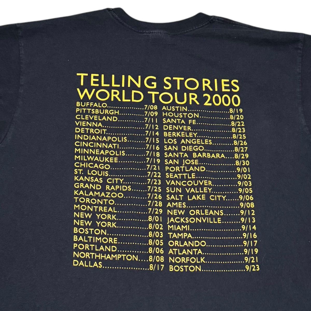 Vintage 2000 Tracy Chapman Telling Stories Tour Shirt XL