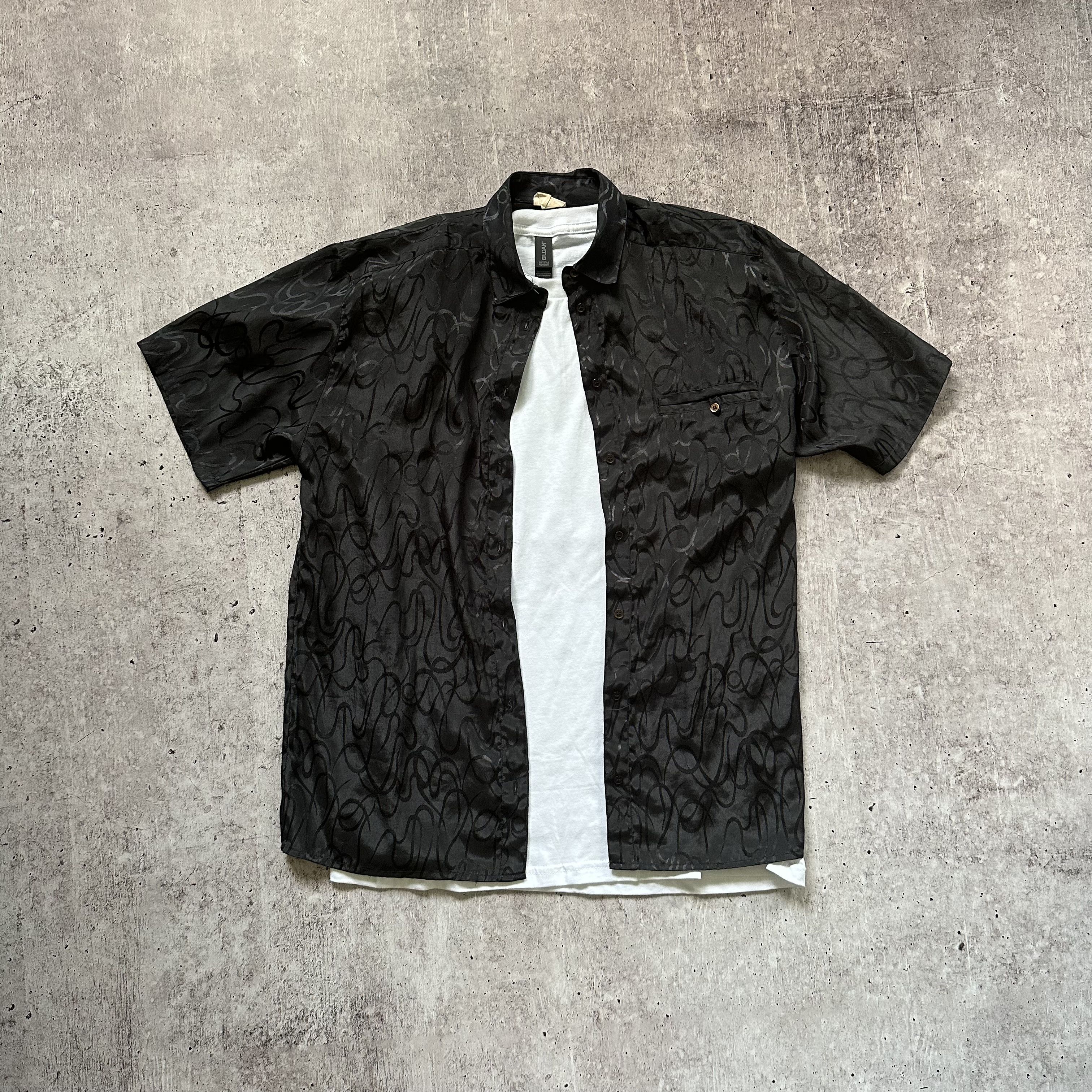 Other Avant Garde Light Nylon Black Silk Vintage Oversize Shirt Size US M / EU 48-50 / 2 - 1 Thumbnail