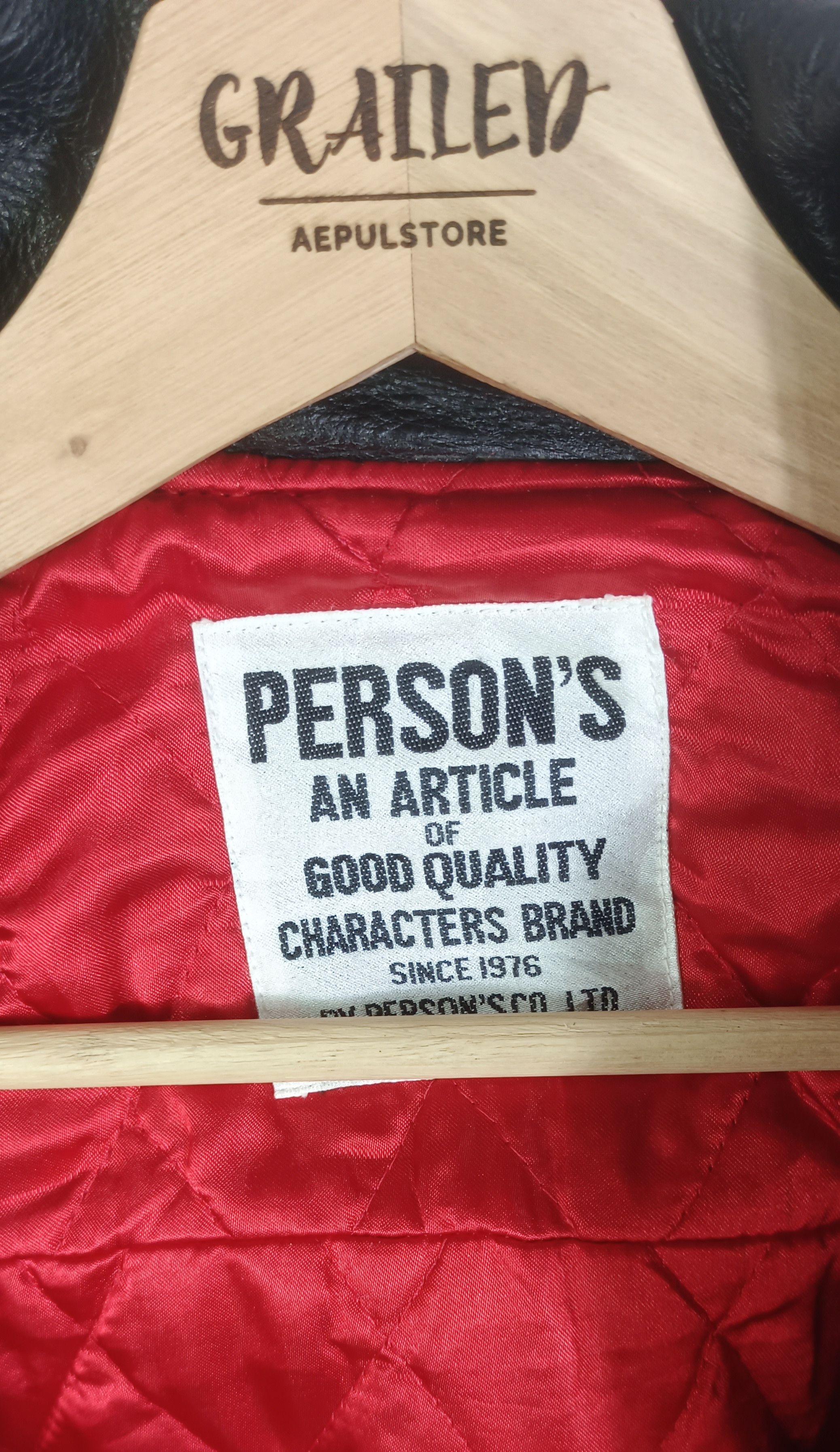 PERSON'S Vintage Person's An Atircle Collection Wool & Leather Jacket Size US L / EU 52-54 / 3 - 10 Thumbnail