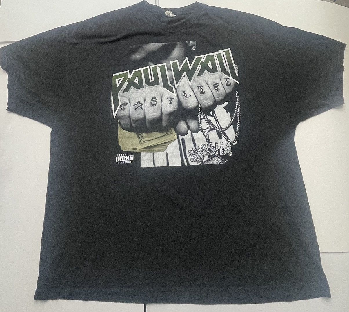 image of Y2K 2000S Paul Wall T Shirt Rap Tee 3Xl Hip Hop Swishahouse in Black, Men's (Size 2XL)